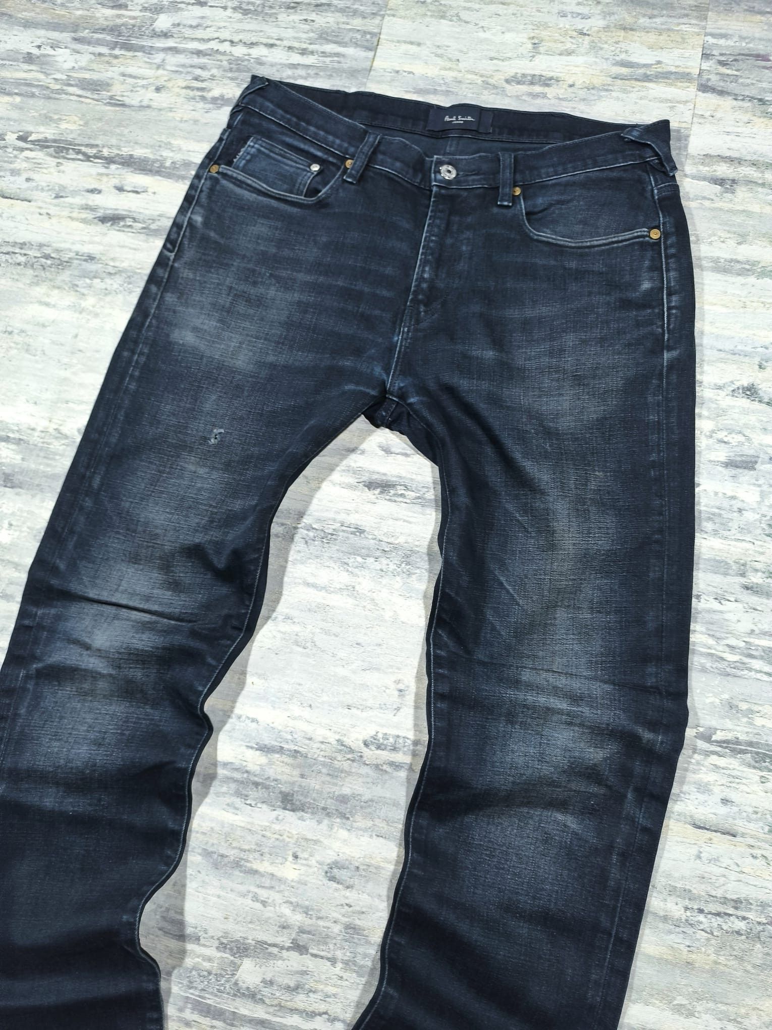 Paul Smith PAUL SMITH INDIGO FADED SLIM JEANS THE HELLP INDIE SLEAZE Size US 32 / EU 48 - 3 Thumbnail