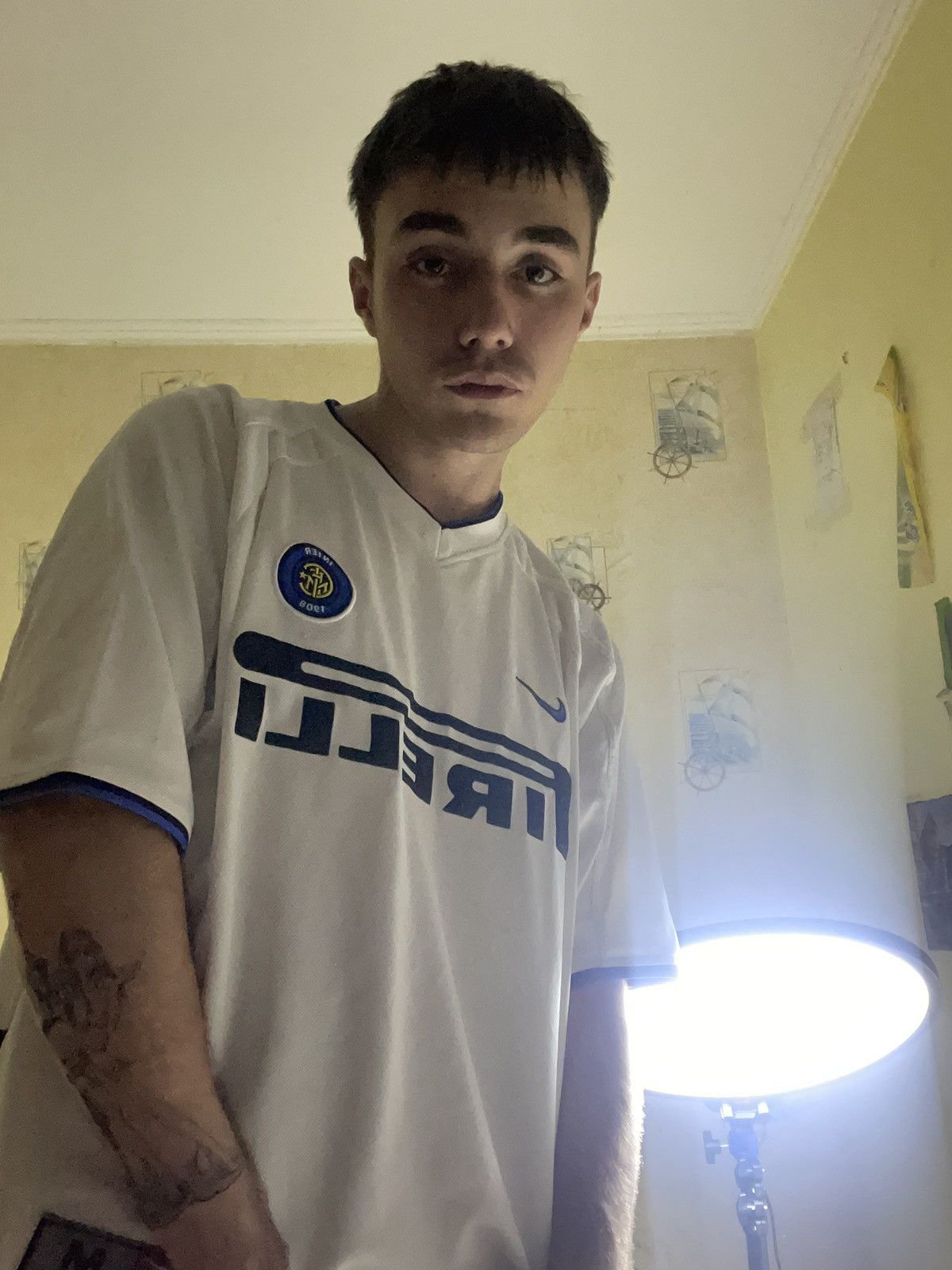 Nike Inter Milan 1999/00 Away Football Shirt Top Kit Jersey Size US M / EU 48-50 / 2 - 18 Thumbnail