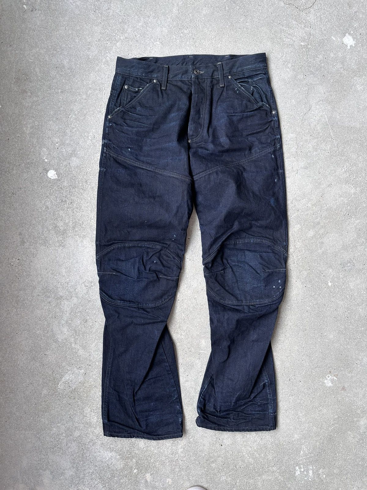 G-Star Vintage G-Star Raw Double Knee Stacked Jeans Size US 34 / EU 50 - 3 Thumbnail