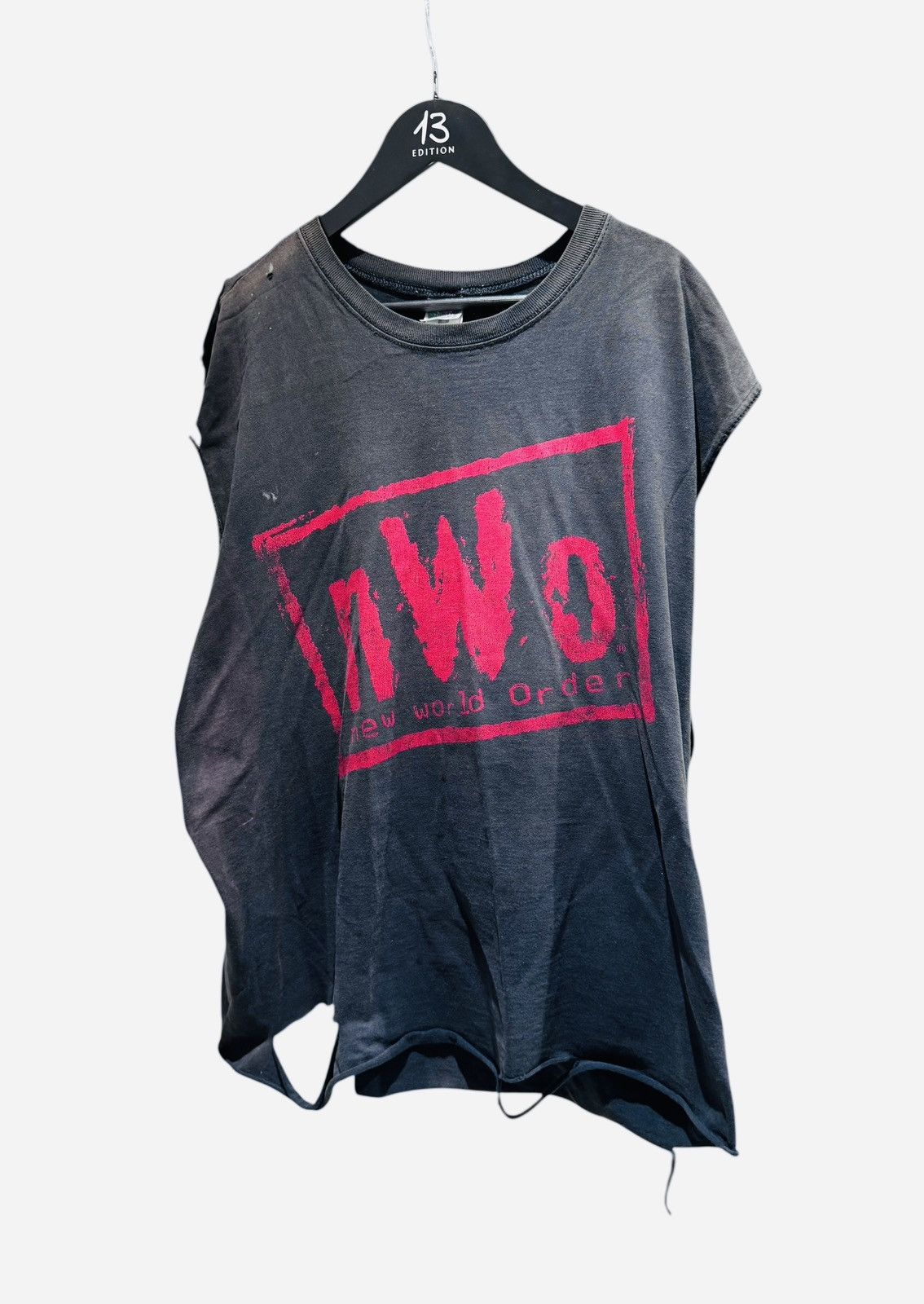 WCW/nWo Thrashed and Faded New World Order NWO Tee Tank Size US XL / EU 56 / 4 - 1 Thumbnail