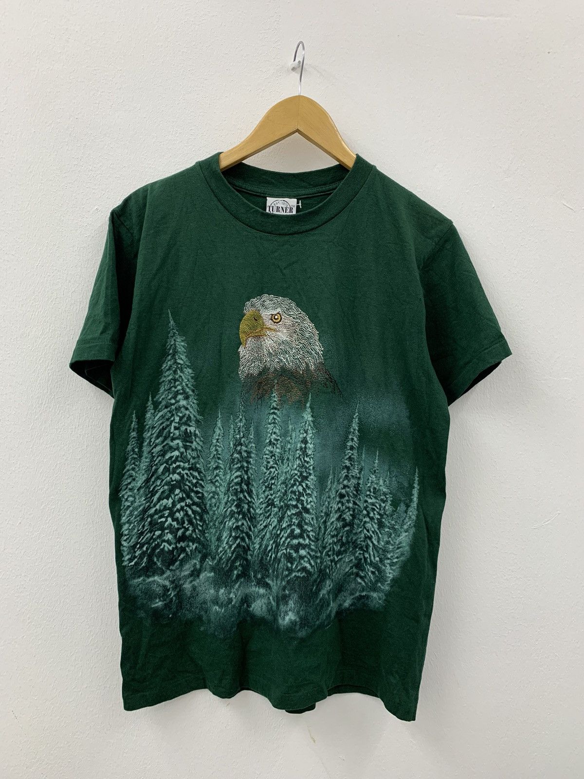 image of Made In USA x The Eagles Vintage Eagle Tshirt in Green, Men's (Size Medium)