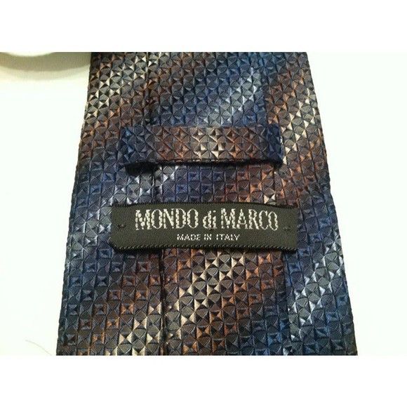 Other MONDO DI MARCO MEN'S NEW 100%SILK TIE WIDTH:3 5/8" Size ONE SIZE - 5 Thumbnail