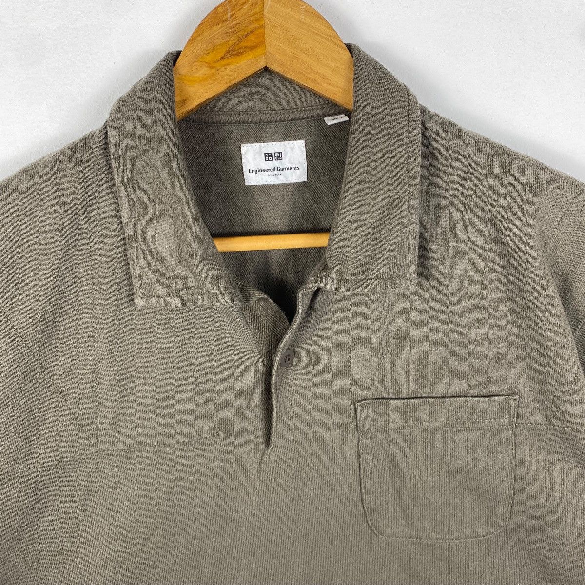 Engineered Garments UNIQLO x ENGINEERED GARMENT New York SS Pocket Polo Shirt Size US L / EU 52-54 / 3 - 2 Thumbnail