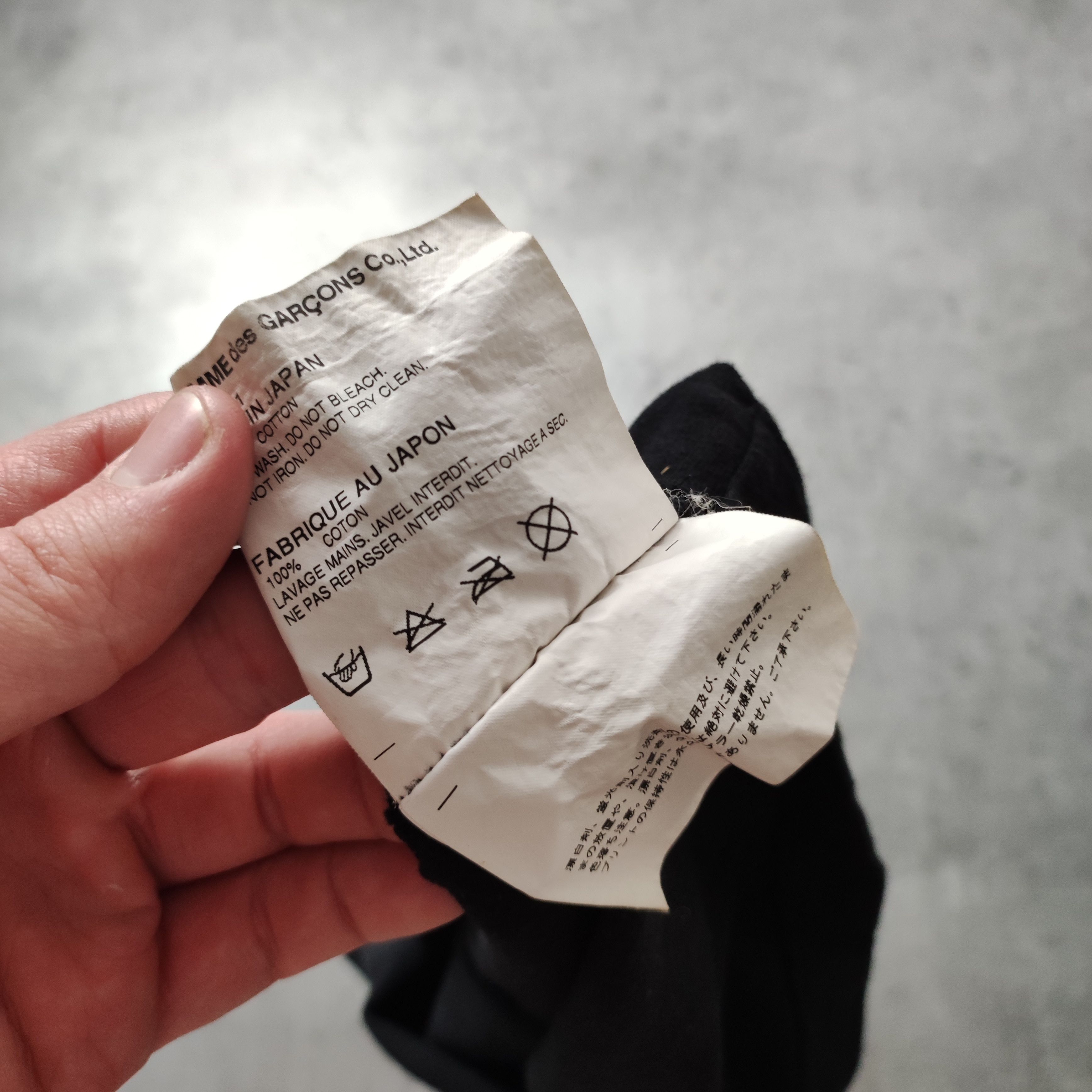 Comme des Garcons × Comme des Garcons Black RARE Limited CDG Comme Des Garcons Black Punk Tee Size US XL / EU 56 / 4 - 8 Thumbnail