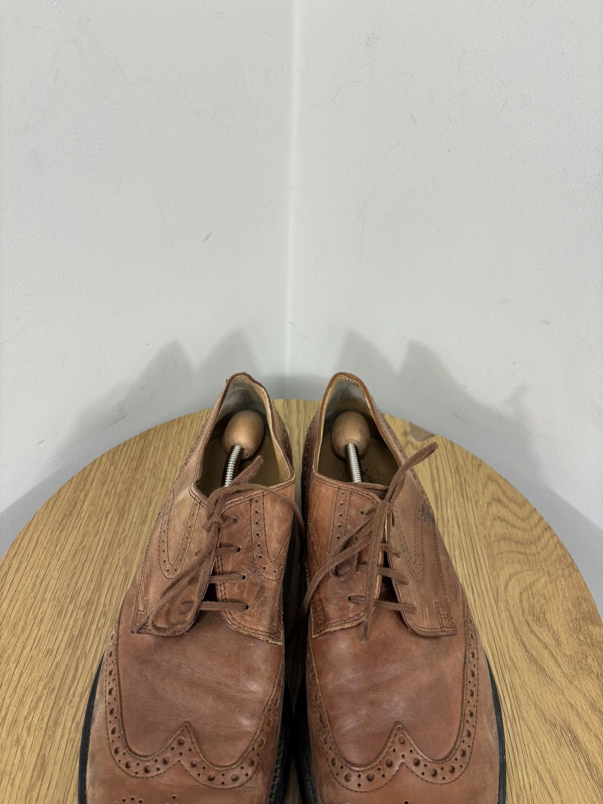 Tod's Tod’s Men’s Brown Lace-Up Formal Leather Oxford Brogue Shoes Size US 9 / EU 42 - 7 Thumbnail