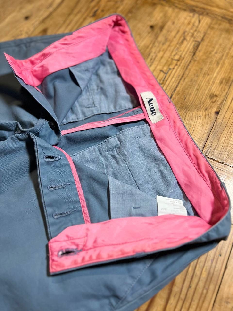 Acne Studios Acne Studios Joy Dull Blue pants Size US 30 / EU 46 - 4 Thumbnail