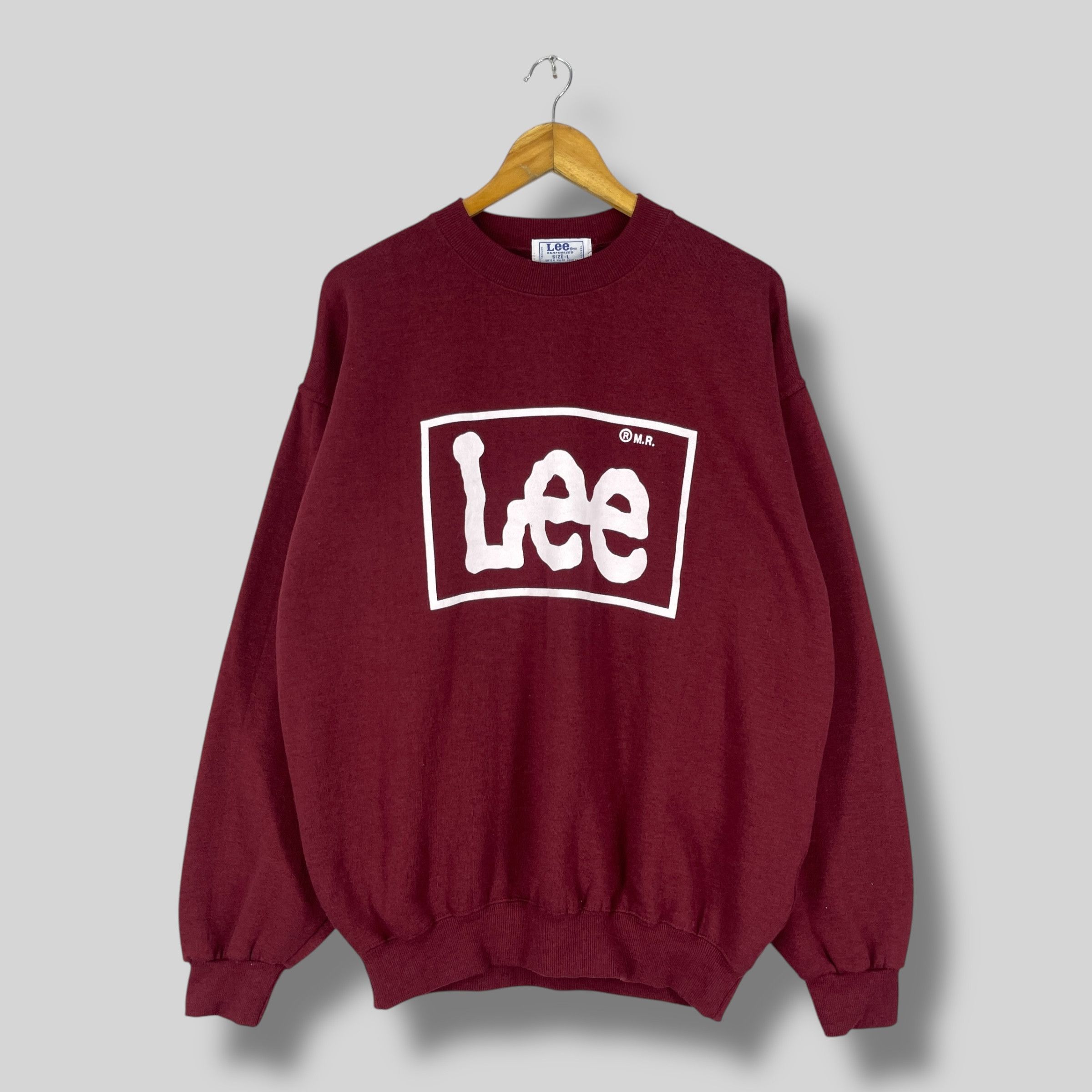 Lee Vintage LEE Sanforized Union Made Printed Sweatshirt Size US L / EU 52-54 / 3 - 1 Thumbnail