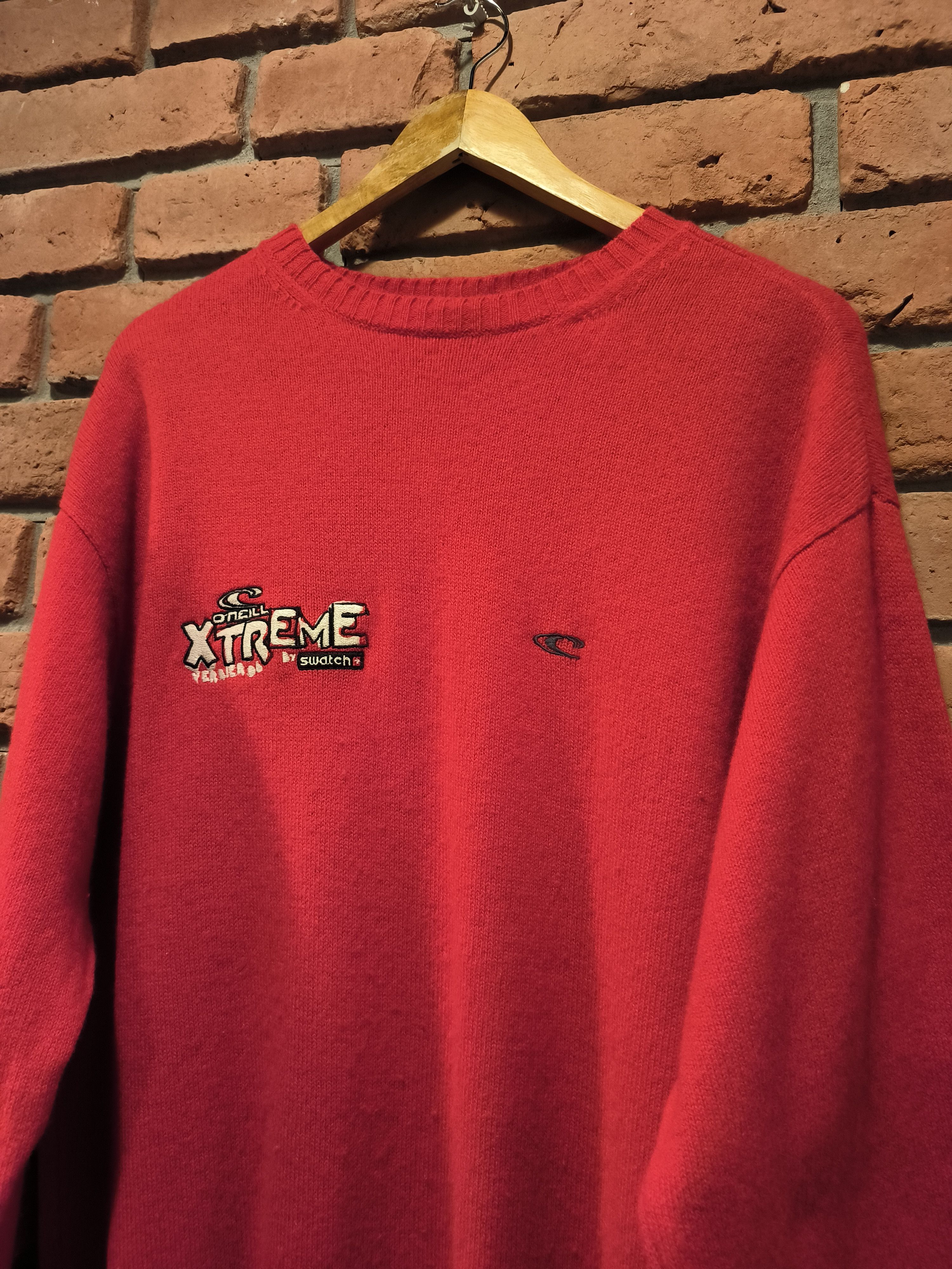 O'Neill × Vintage Vintage O'Neill Knitwear Wool Xtreme Swatch Logo Sweater Size US XL / EU 56 / 4 - 2 Thumbnail