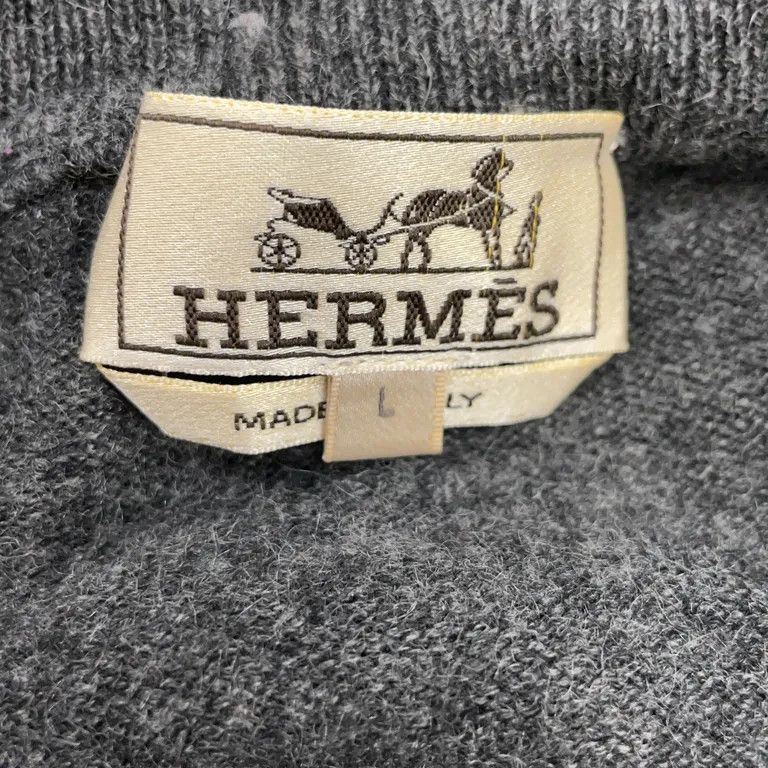 Hermes Landscape Portrait Cashmere Sweatshirt Size US L / EU 52-54 / 3 - 4 Thumbnail