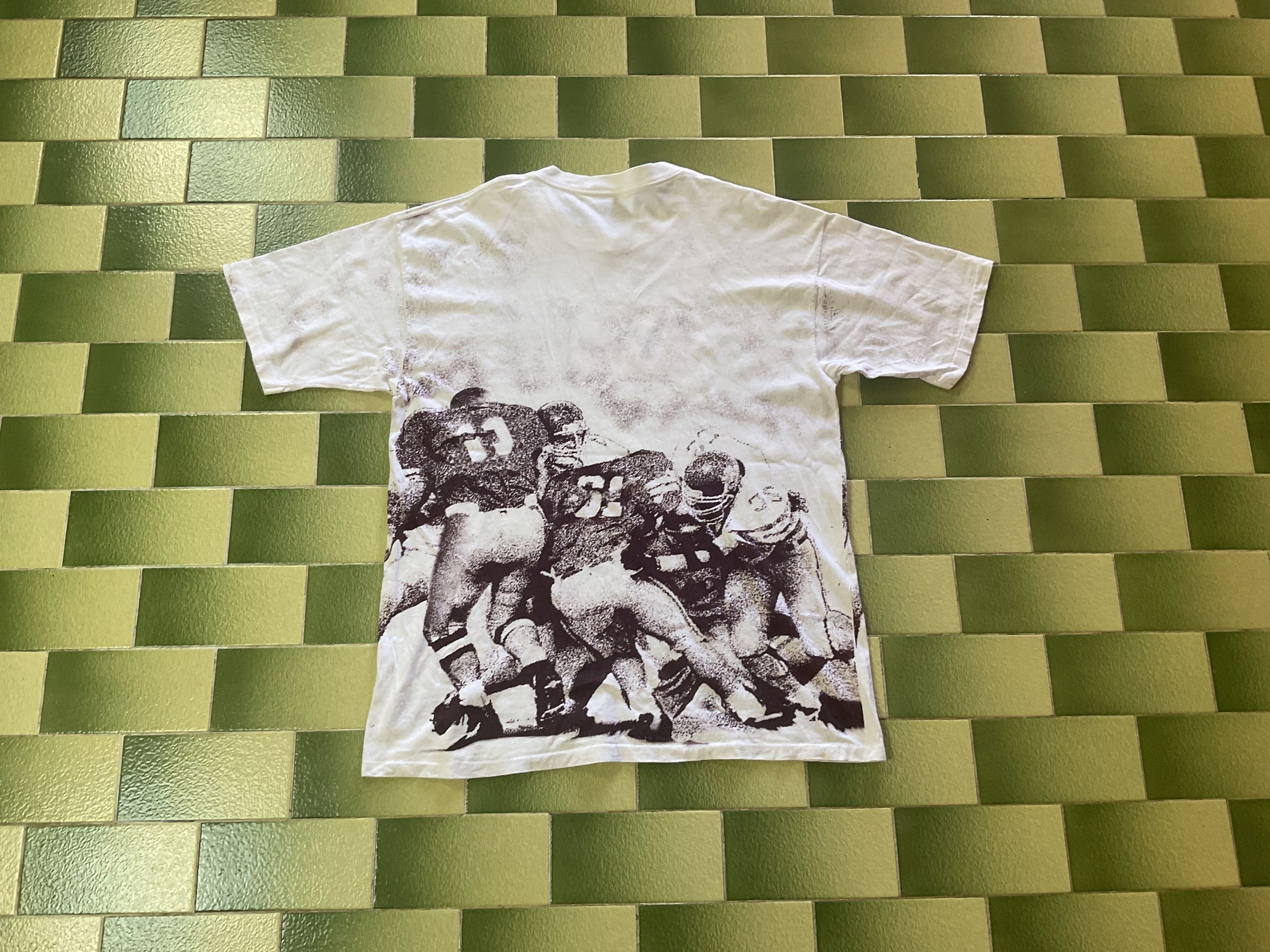 NCAA Vintage 90s Alabama Crimson Tide football All Over Print Tee Size US XL / EU 56 / 4 - 2 Thumbnail