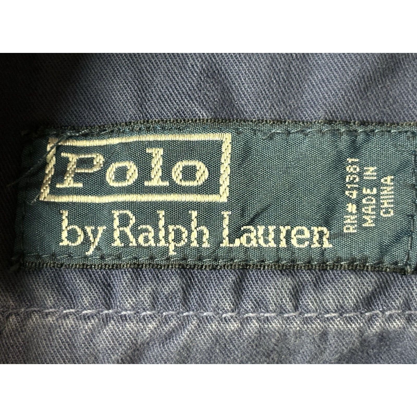 Polo Ralph Lauren VINTAGE Polo Ralph Lauren Cargo Shorts Mens 38 Blue 90s Cargo Shorts Men Regular Size 38 Cotton Summer 90s Mens Size US M / EU 48-50 / 2 - 4 Thumbnail
