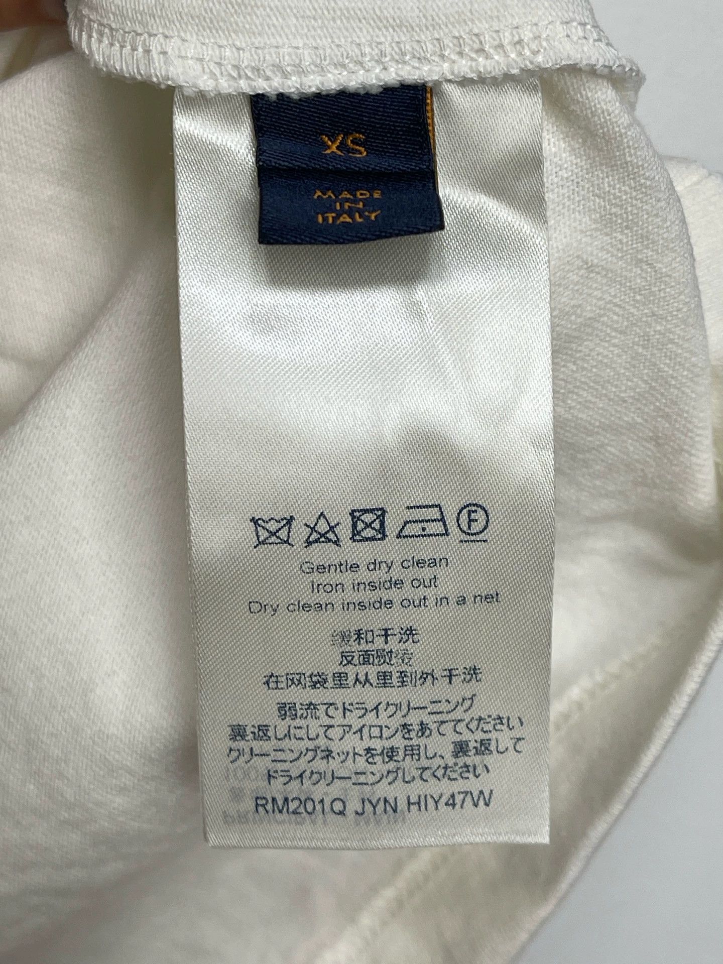 Louis Vuitton LV T-shirt instruction XS new Size US XS / EU 42 / 0 - 8 Thumbnail