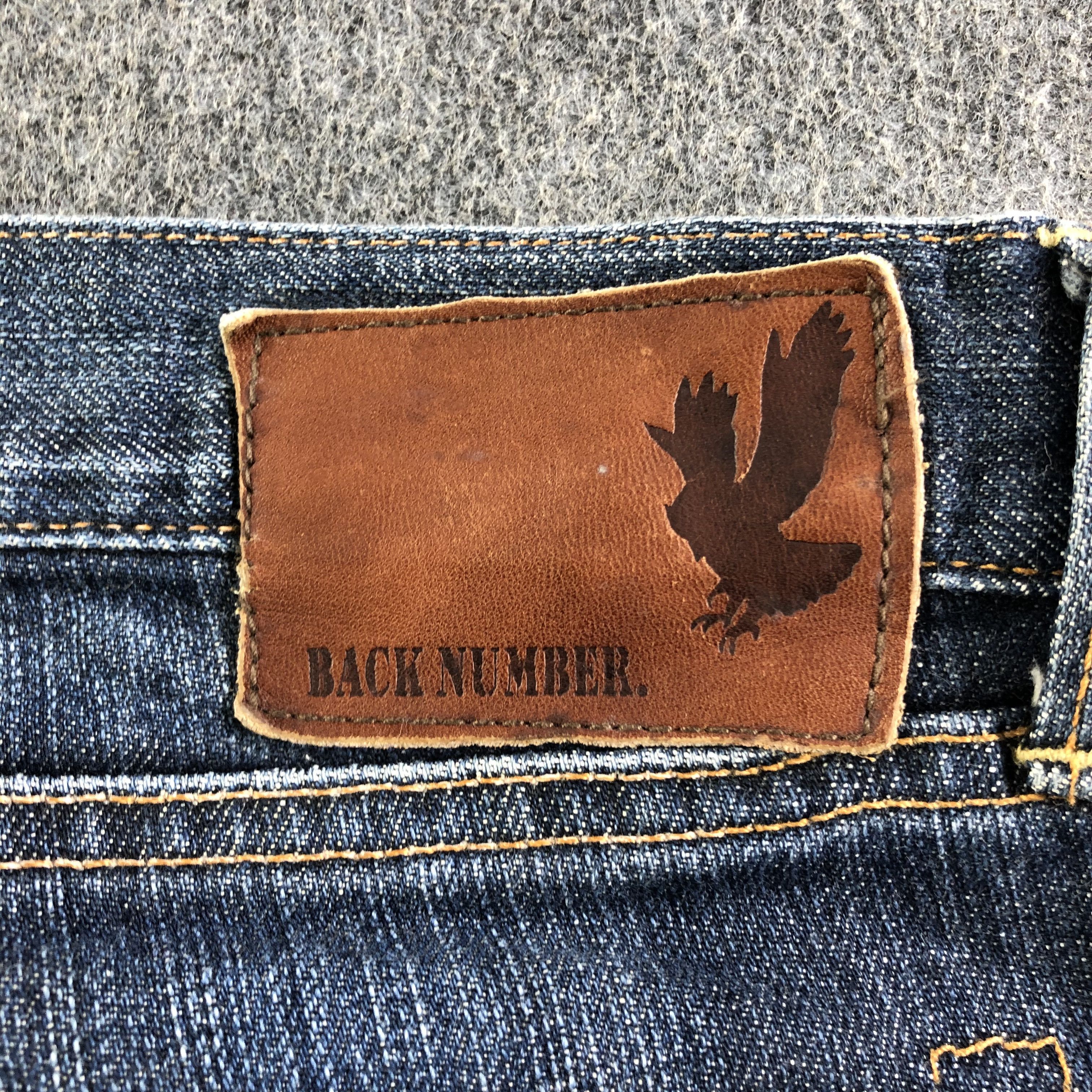 Vintage Vintage Blue Wash Back Number Selvedge Jeans-J2979 Size US 30 / EU 46 - 5 Thumbnail