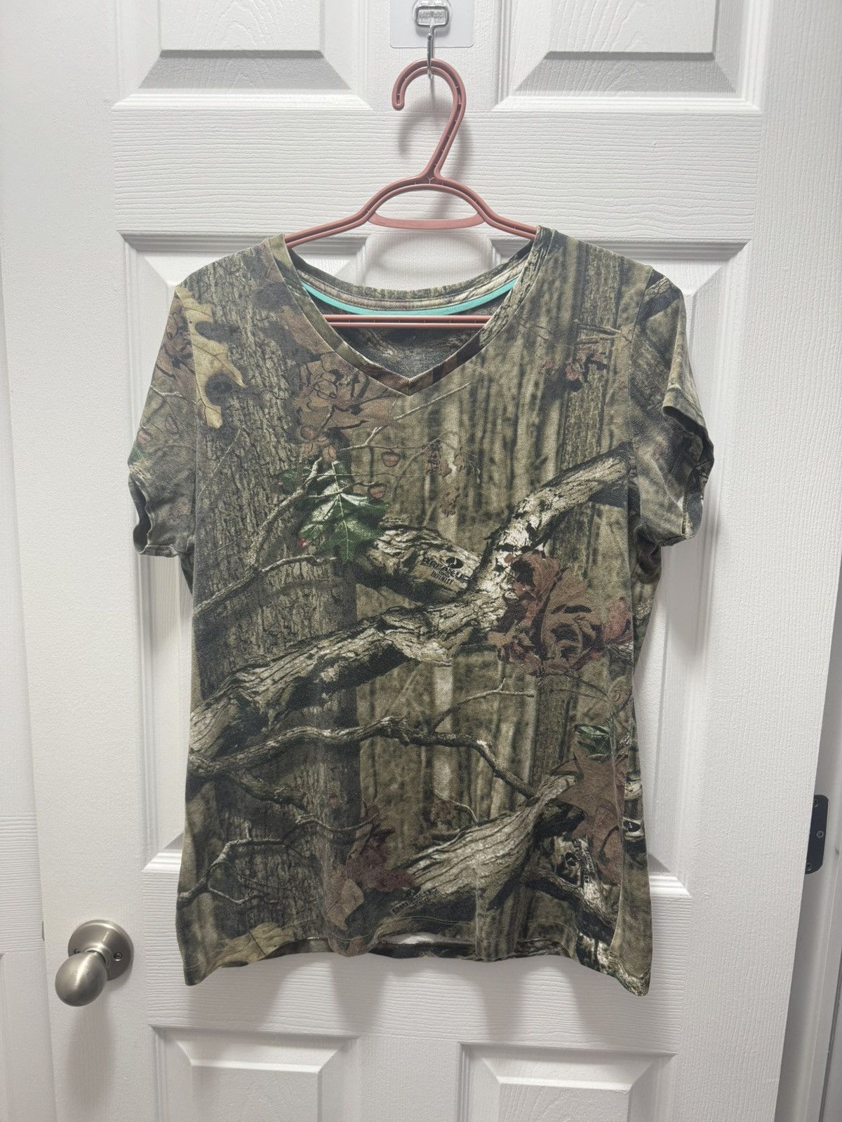 Realtree RealTree Real Tree Camo V Neck T-Shirt Vintage Break Up Size US M / EU 48-50 / 2 - 1 Thumbnail