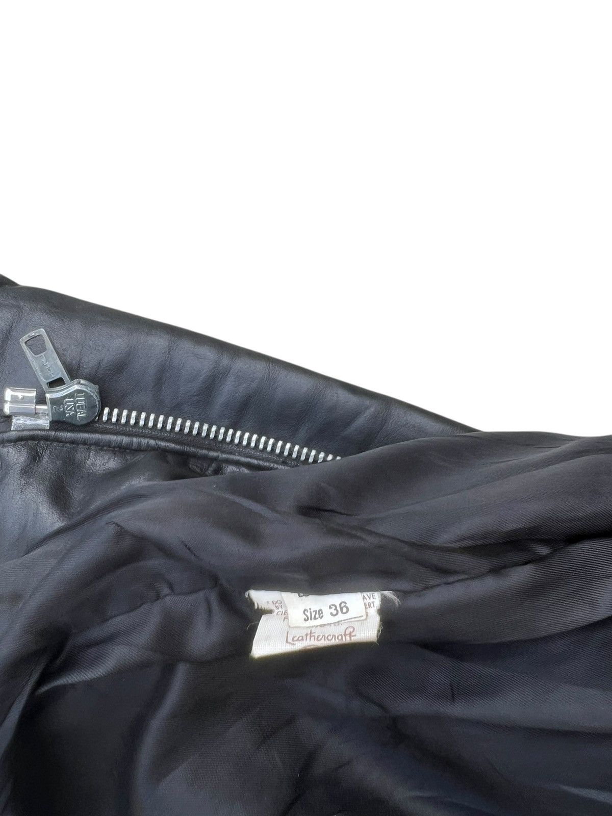 Schott Vintage 80s Schott 642 Distress Patina Leather Rider Jacket Size US S / EU 44-46 / 1 - 15 Thumbnail