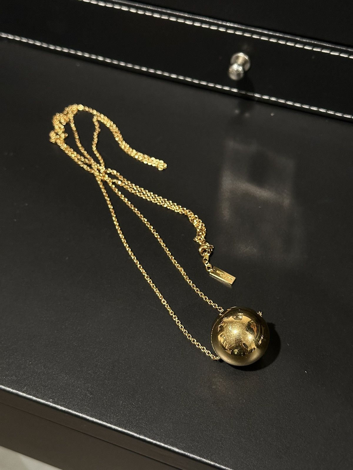 Saint Laurent Paris $550 BNWT Large Sphere Necklace Size ONE SIZE - 1 Thumbnail