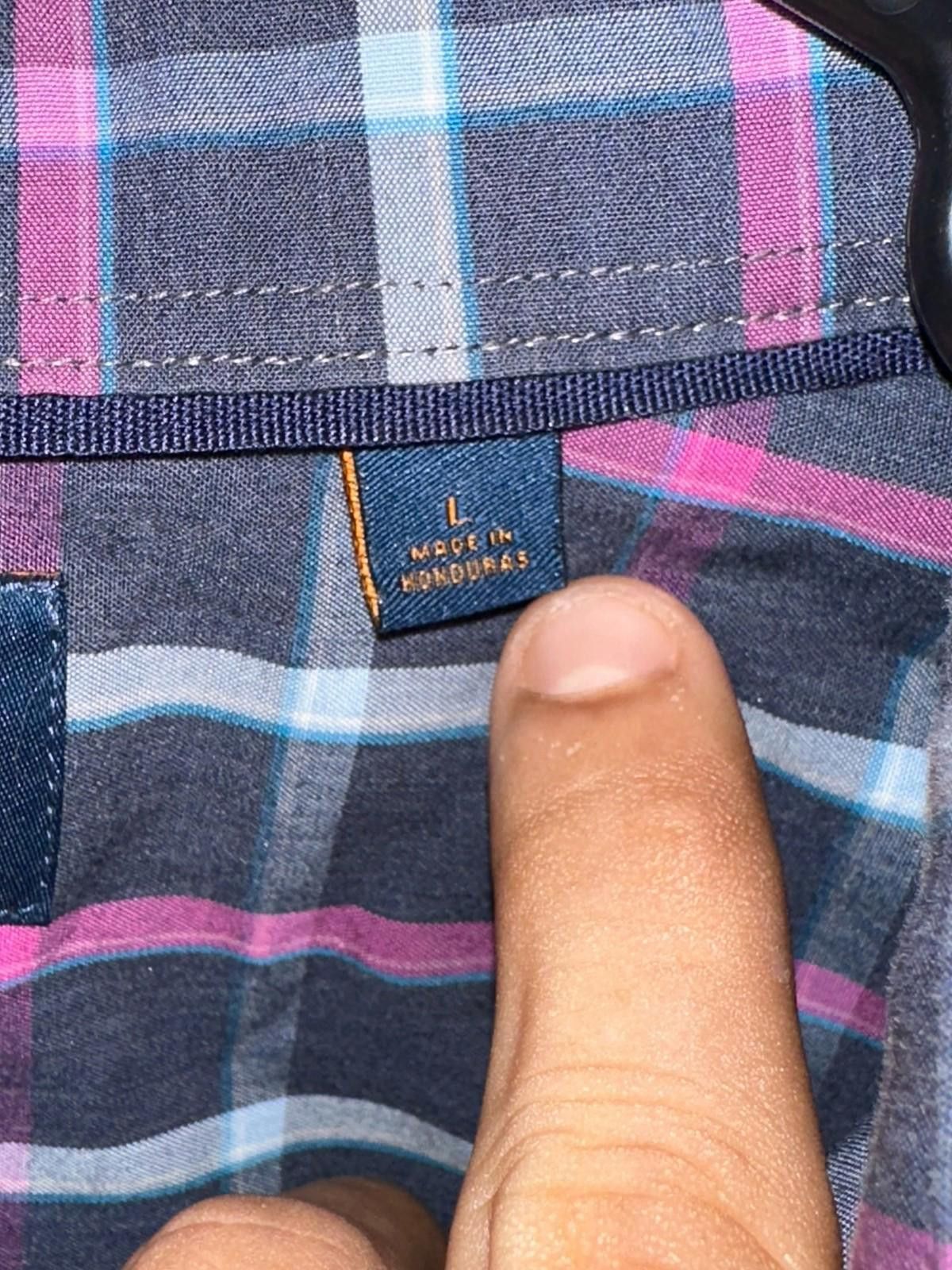 Paria Farzaneh Fairlane Plaid Shirt | Gray Blue Pink | L Size US L / EU 52-54 / 3 - 4 Thumbnail