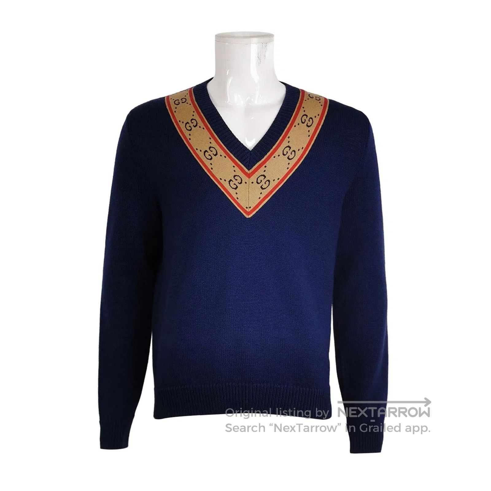 Gucci Gucci Wool Colorblock GG V. Size US M / EU 48-50 / 2 - 1 Thumbnail