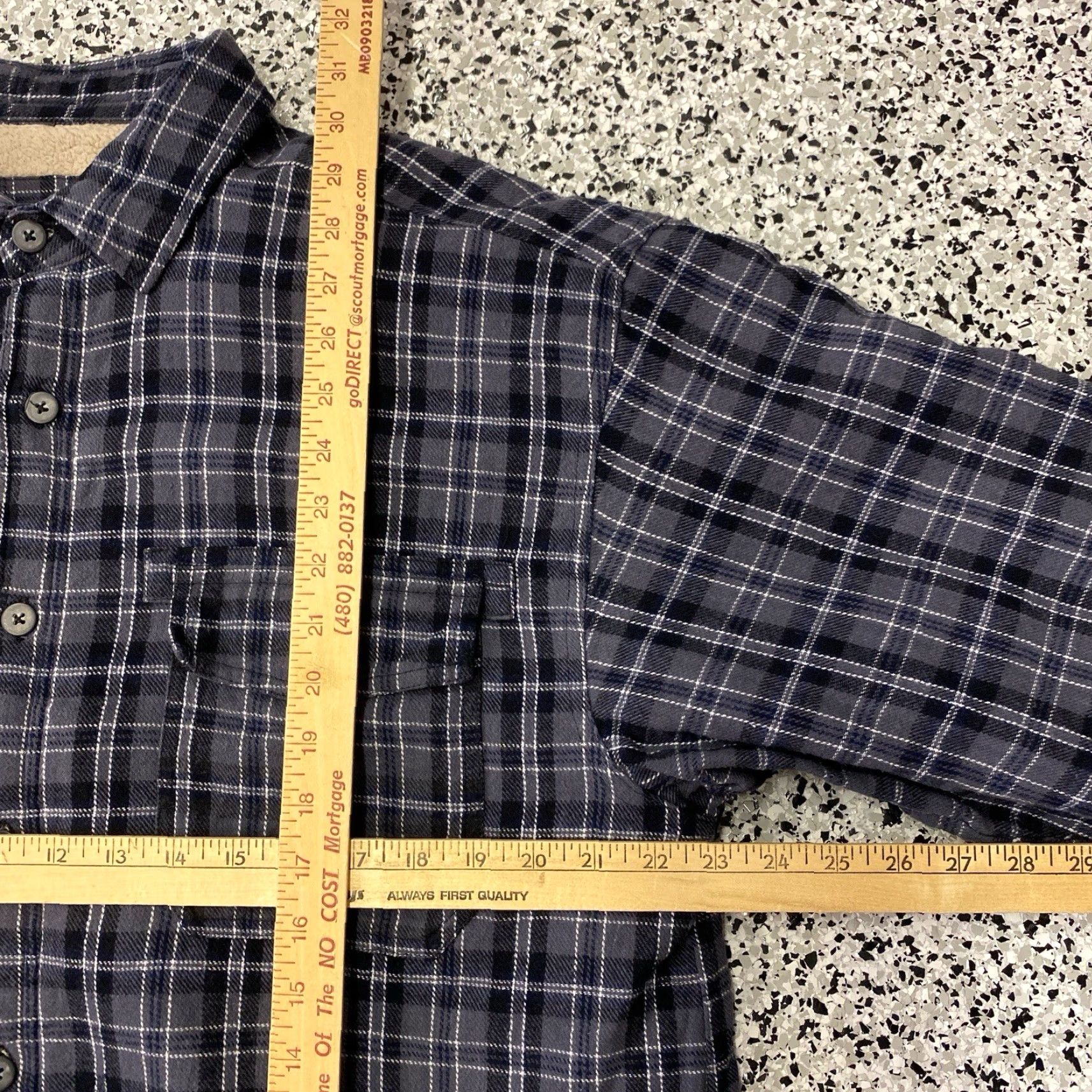 Levi's VINTAGE Levi's Flannel Shirt Button XL BLUE Mens Long Sleeve Lined Classic Quality Size US XL / EU 56 / 4 - 2 Thumbnail