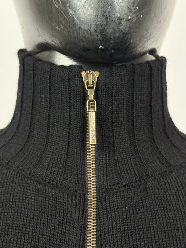 Just Cavalli Just Cavalli Cardigan Con Zip Lana Nero Uomo M Size US M / EU 48-50 / 2 - 2 Thumbnail