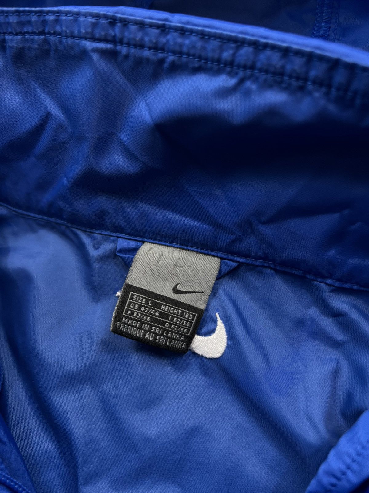 Nike × Vintage 🫐 90’s NIKE TEAM RETRO SWOOSH LOGO Y2K TRACK JACKET Size US L / EU 52-54 / 3 - 4 Thumbnail