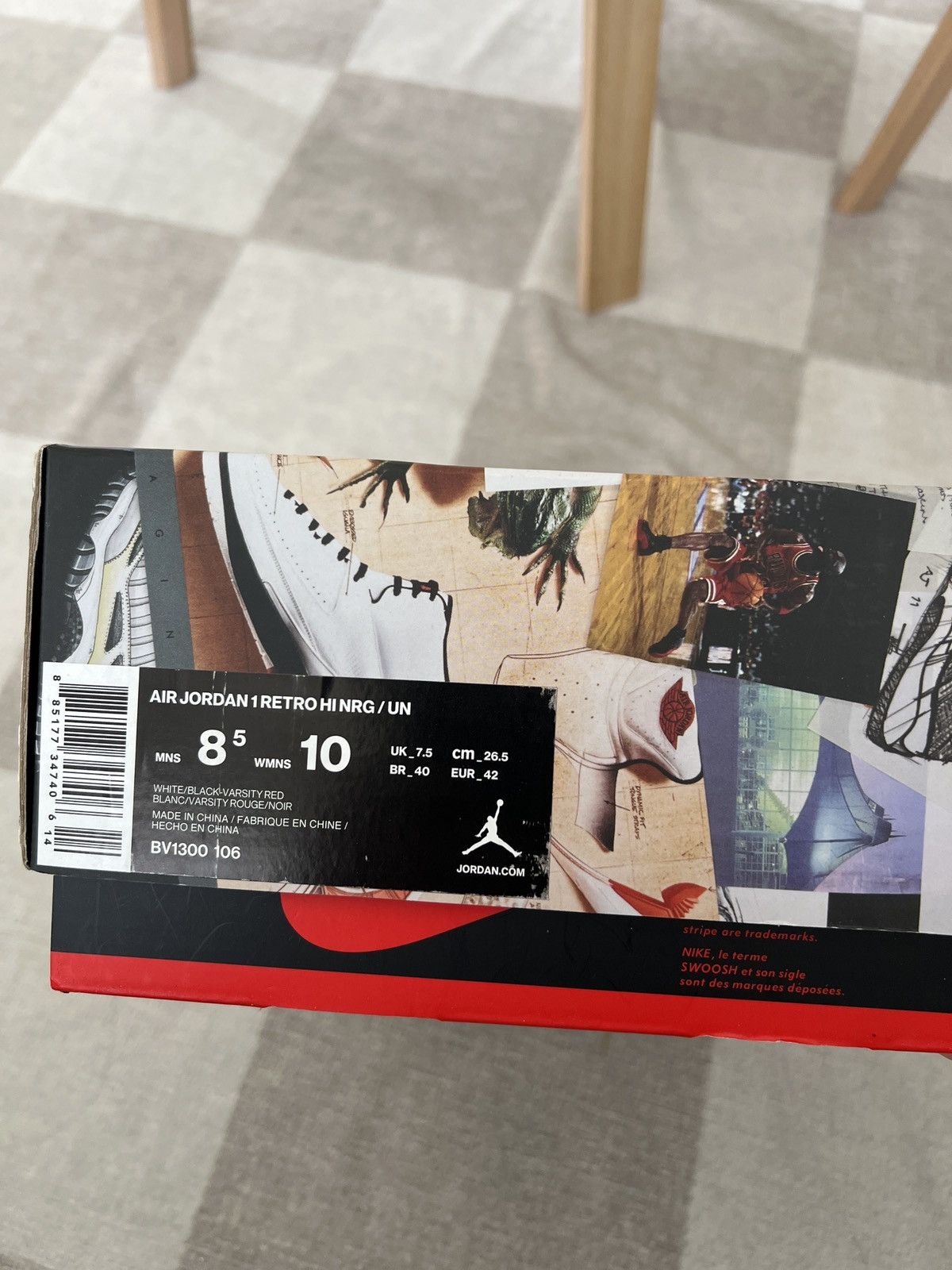 Jordan Brand × Union LA Jordan 1 x union la retro hi black toe varsity red 8.5us Size US 8.5 / EU 41-42 - 9 Thumbnail