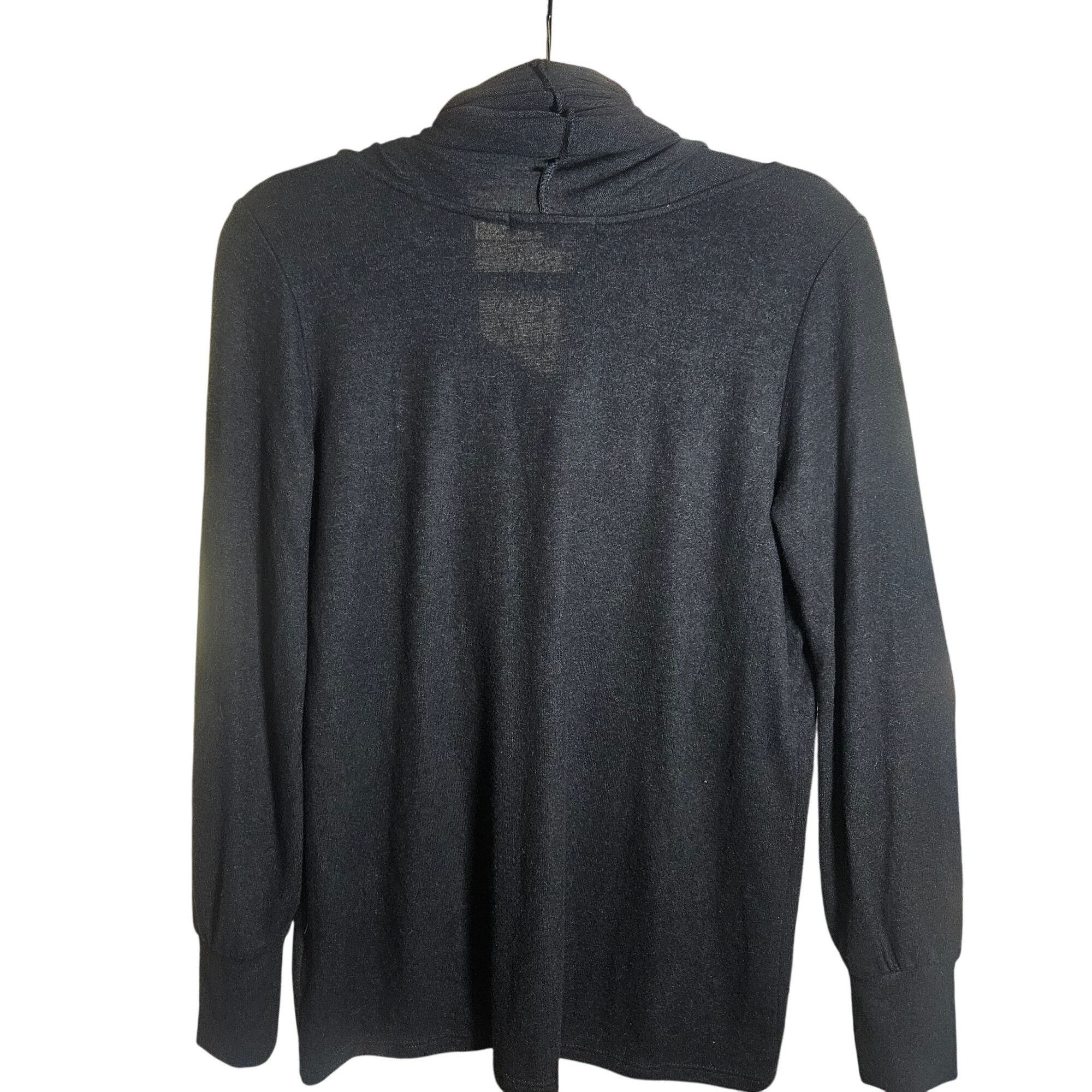 Other Gibson Women Cowl Neck Tunic Sweater Charcoal S Quiet Luxury Size S / US 4 / IT 40 - 3 Thumbnail