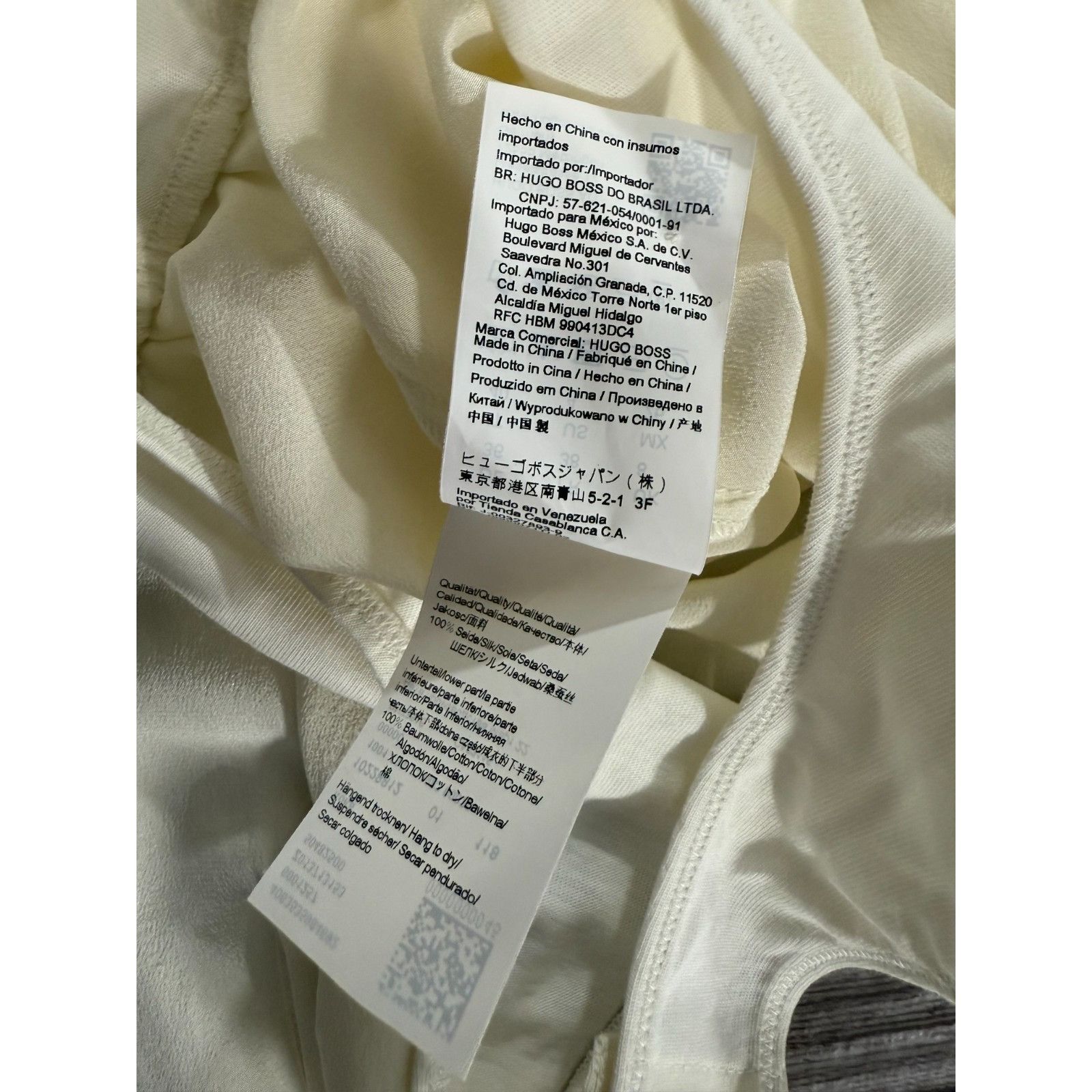 Other Boss Itoka 100% silk Wrap Body top size 4 color ivort NWT ms Size S / US 4 / IT 40 - 5 Thumbnail