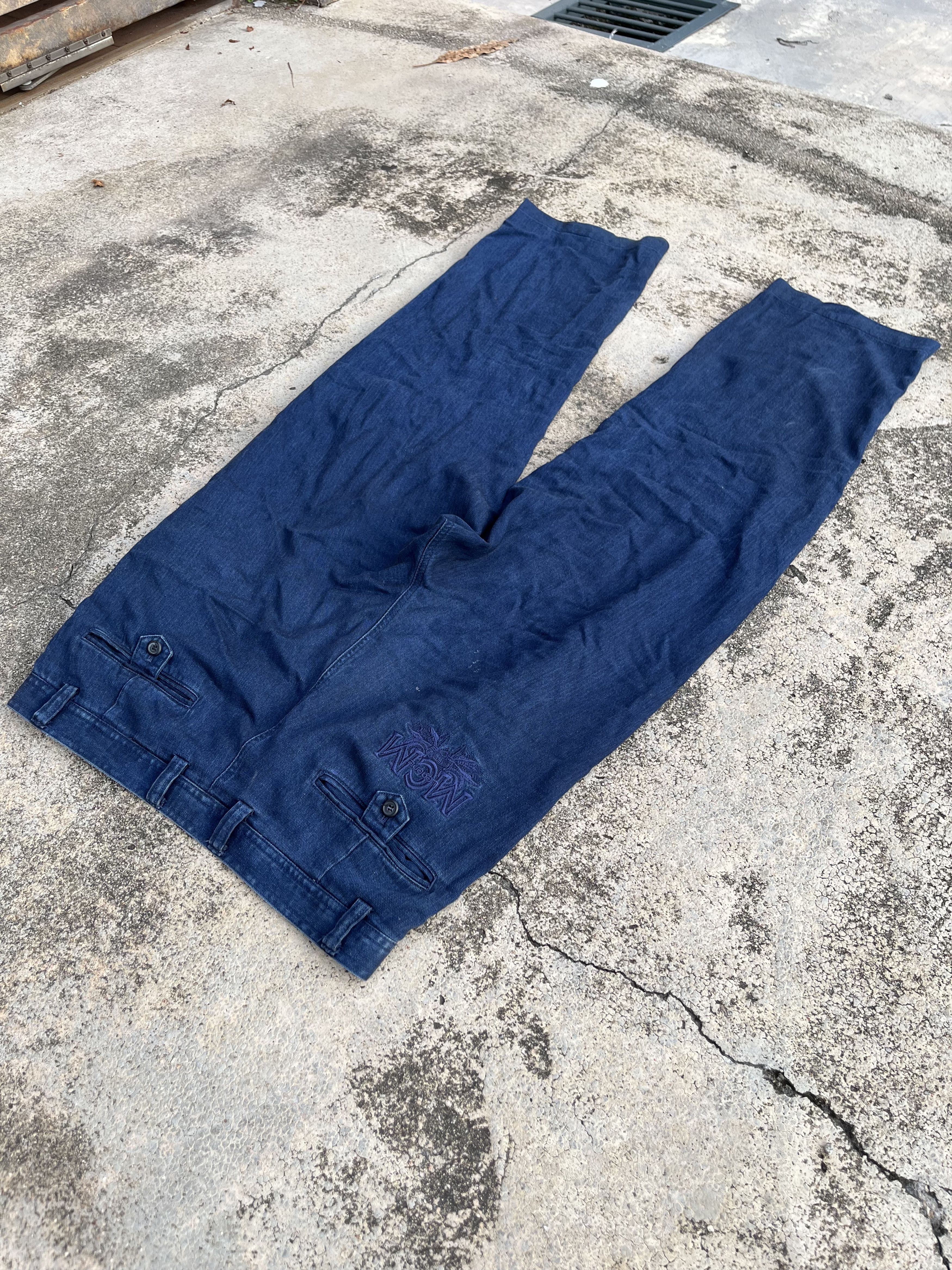 MCM MCM baggy Pleated Pants Denim Size US 34 / EU 50 - 4 Thumbnail