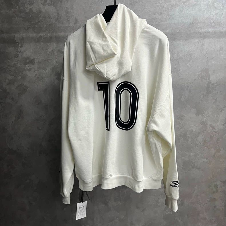 Balenciaga Balenciaga Alphanprinted hooded zip-up long-sleeve sweatsh Size US XXL / EU 58 / 5 - 6 Thumbnail