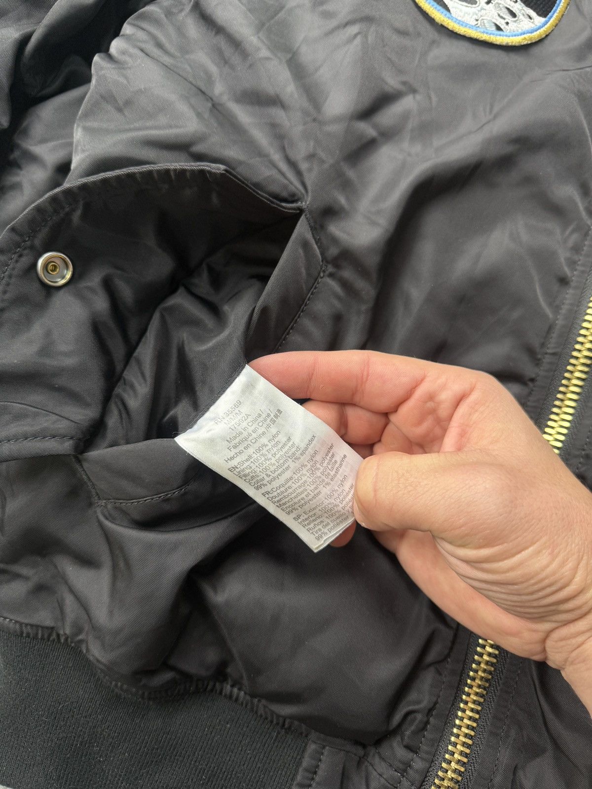 Alpha Industries ALPHA INDUSTRIES MENS APOLLO MA-1 NASA FLIGHT JACKET Size US M / EU 48-50 / 2 - 9 Thumbnail