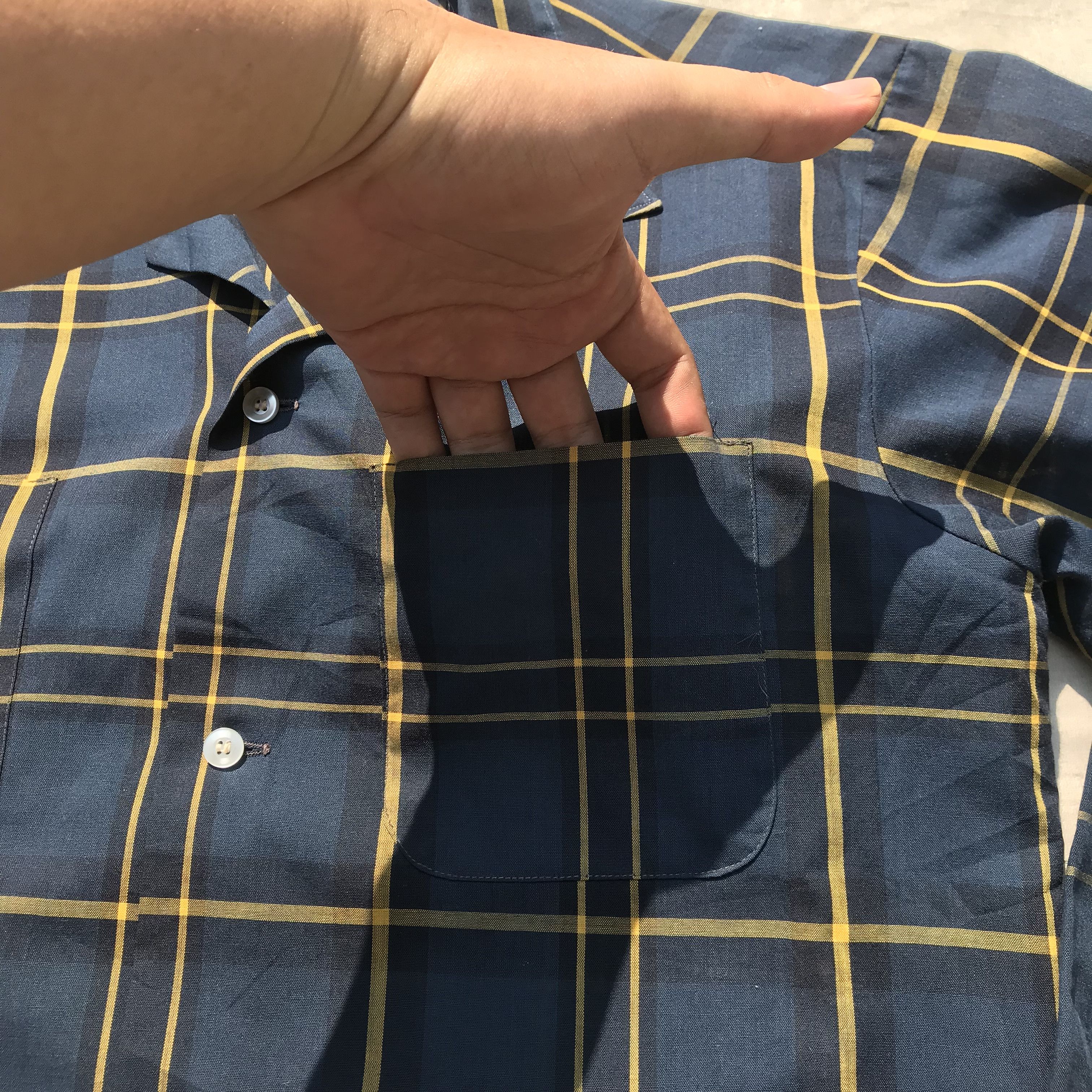 Sears × Vintage Vintage Sears Usa Perma-Prest Windowpane Shirt never need Size US M / EU 48-50 / 2 - 18 Thumbnail