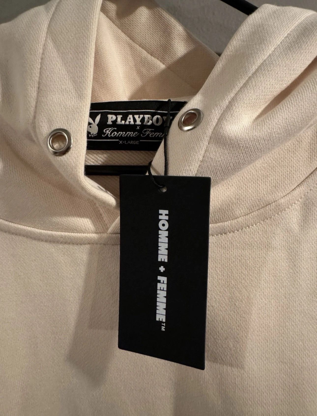Homme + Femme La Homme Femme x Playboy Hoodie Men’s Size Xl Cream Size US XL / EU 56 / 4 - 3 Thumbnail