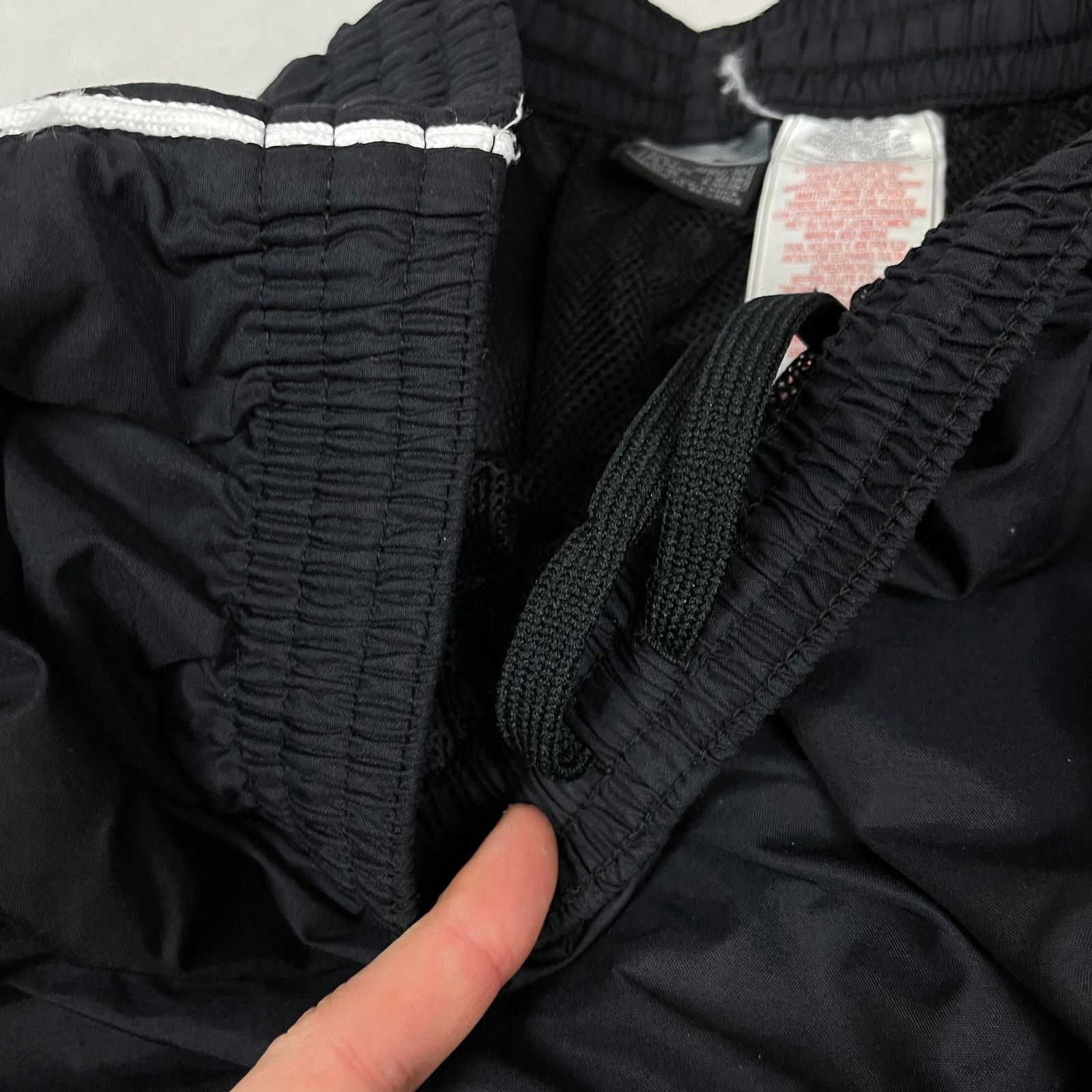 Nike × Vintage Nike Men's Black Swoosh Straight Leg High Rise Track Pant L Size US 32 / EU 48 - 9 Thumbnail