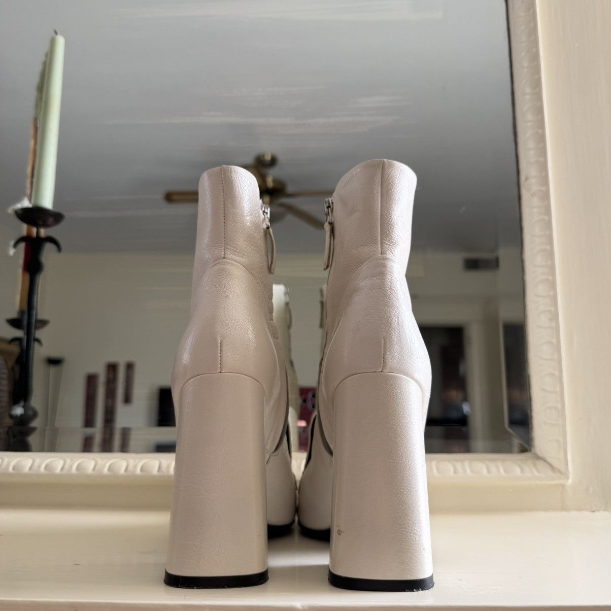Burberry Burberry Leather Ankle Boots Size US 7.5 / IT 37.5 - 5 Thumbnail