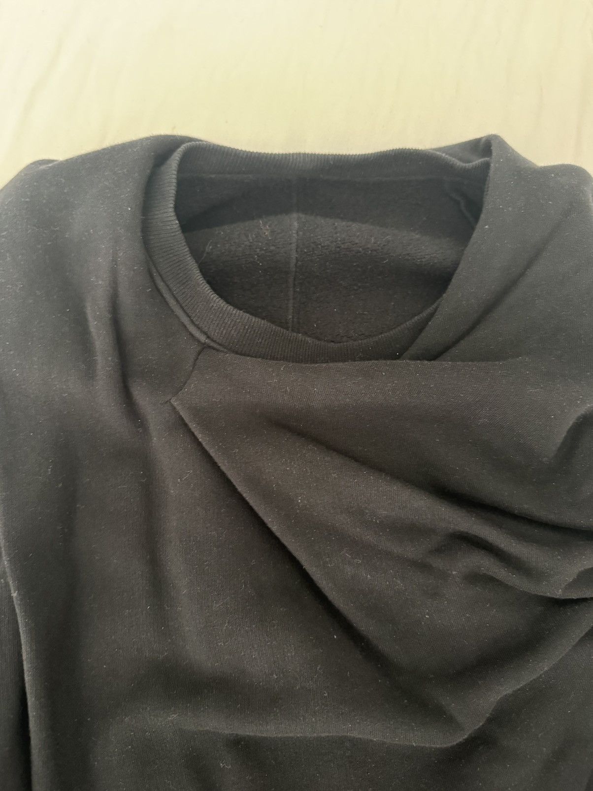 Rick Owens Rick Owens Mastadon Emotionless Sweater, Black Drape Sweater Size US M / EU 48-50 / 2 - 4 Thumbnail