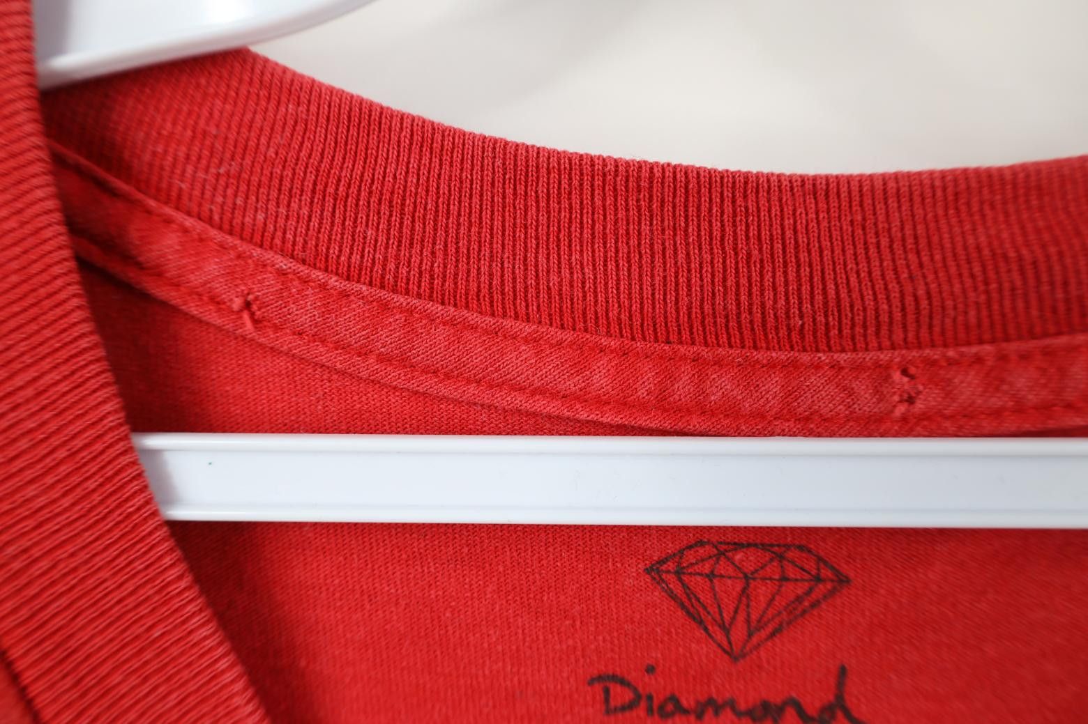 Diamond Supply Co. Vintage Diamond Supply Co Spell Out Skateboard T-Shirt Red Size US L / EU 52-54 / 3 - 9 Thumbnail