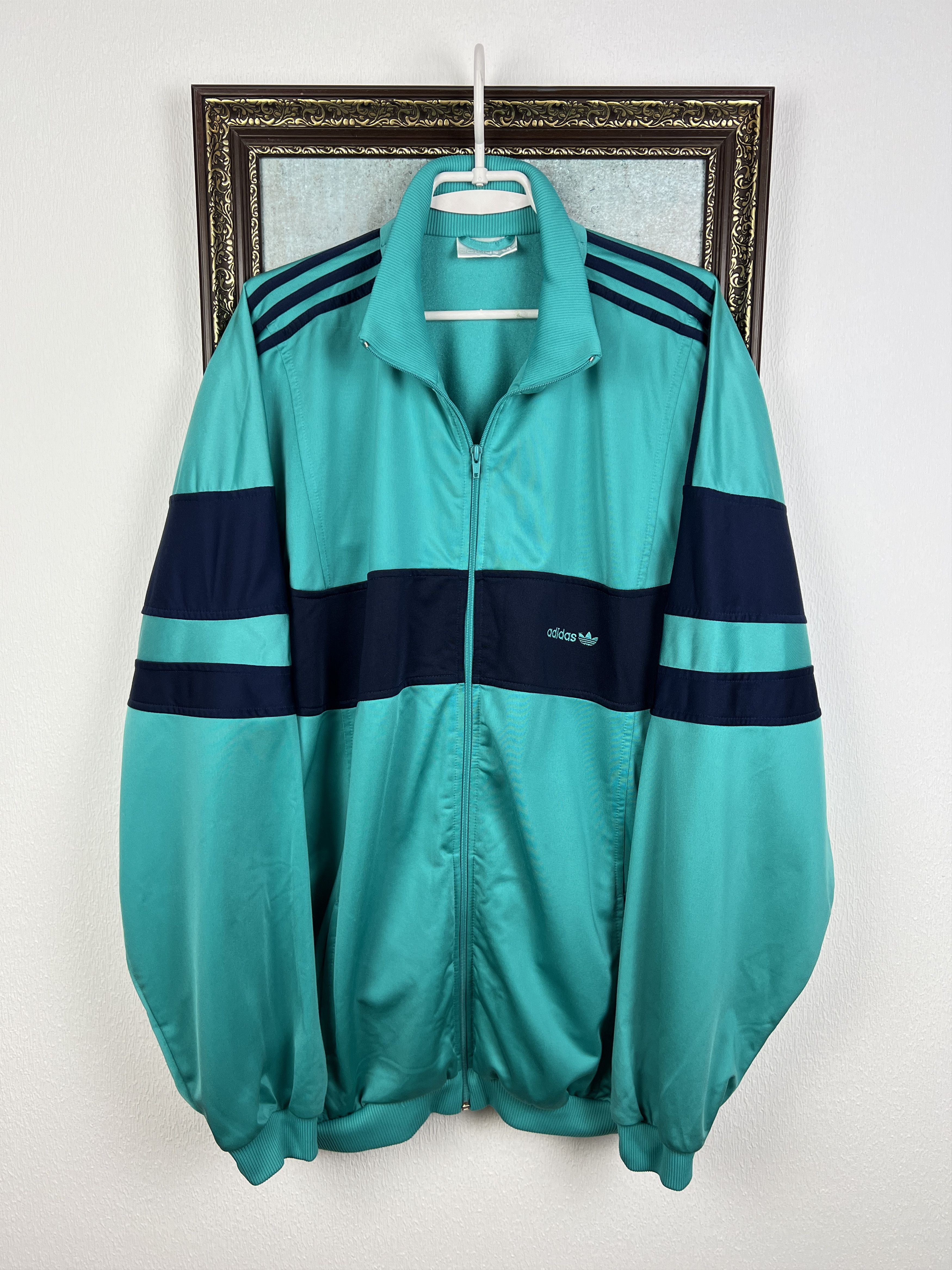 Adidas Vintage 90's Jacket Rare Track Top Y2K Hype Athletic 3XL Size US XXL / EU 58 / 5 - 1 Thumbnail