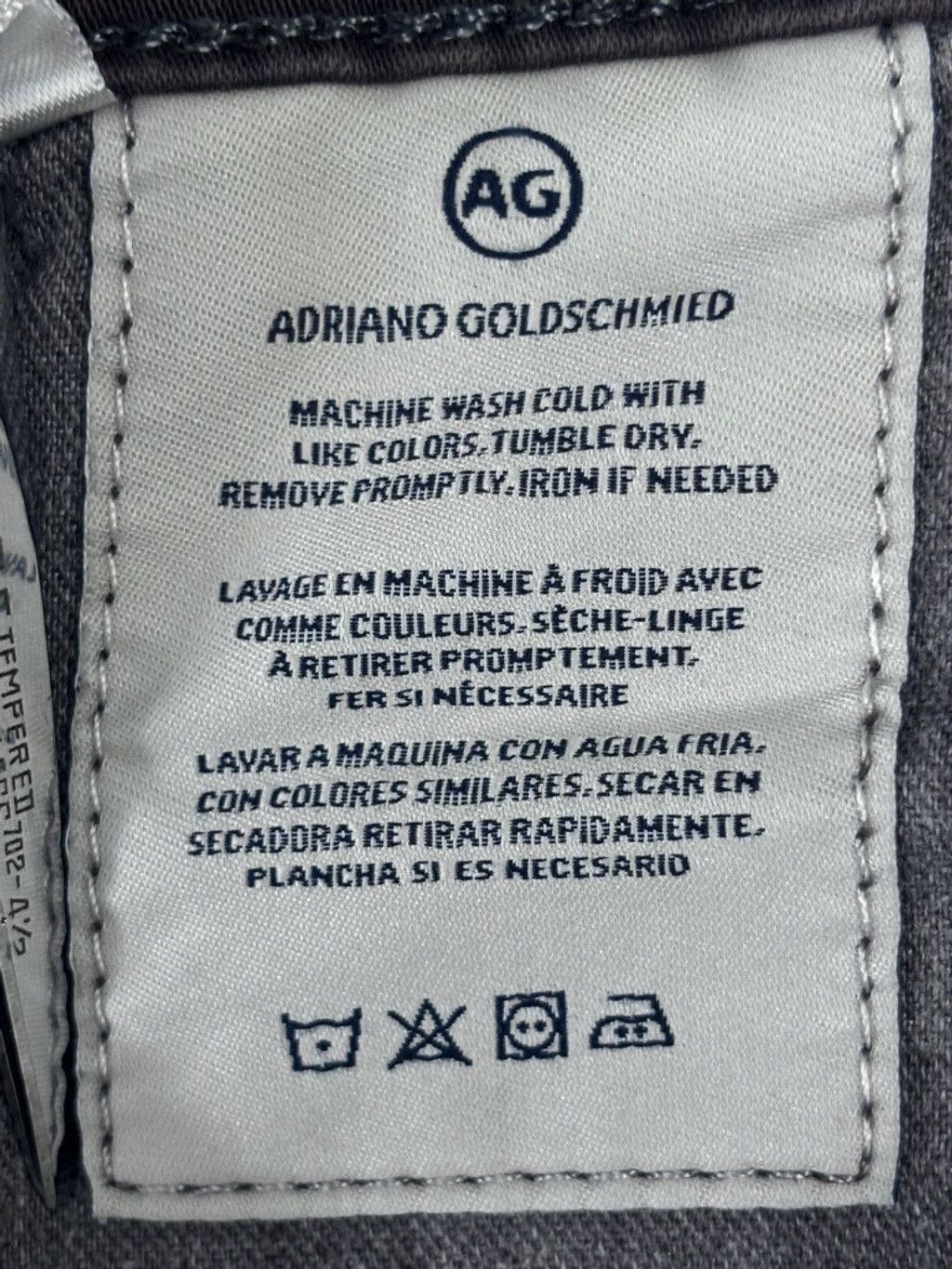 AG Adriano Goldschmied Men's AG Adriano Goldschmied Jeans, 32, Dark Gray Size 30" / US 8 / IT 44 - 12 Thumbnail