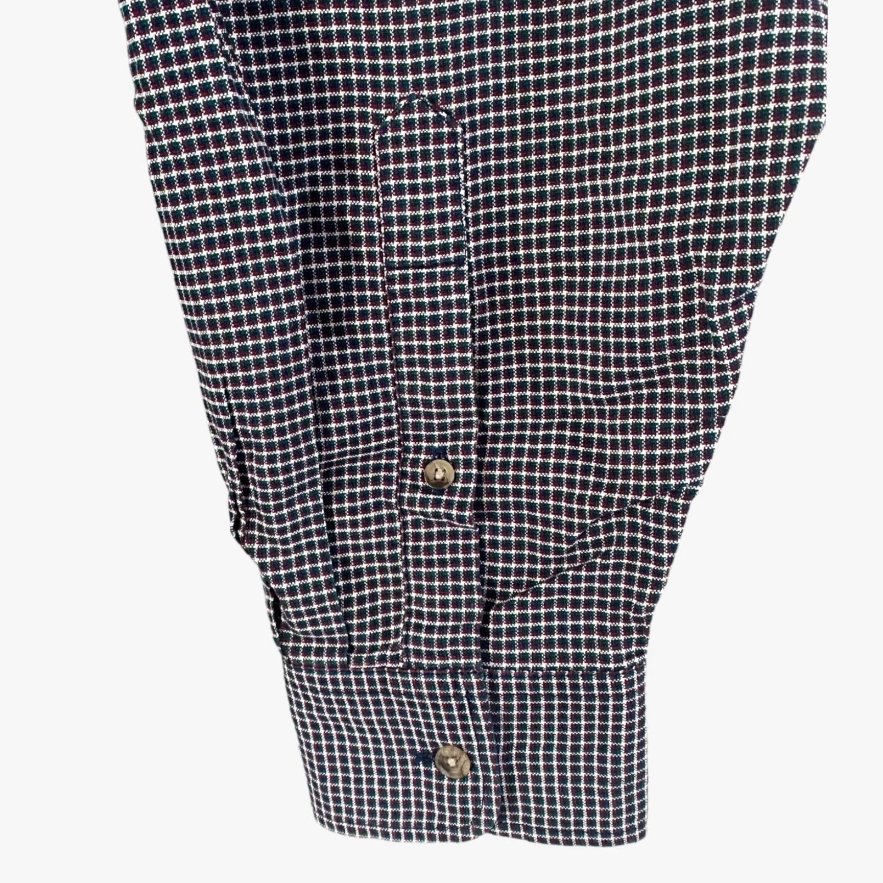 Pendleton Pendleton Button-Down Shirt Green Purple Micro Check Men Medium Size M Casual Shirt Mens Button-Up Size US M / EU 48-50 / 2 - 7 Thumbnail