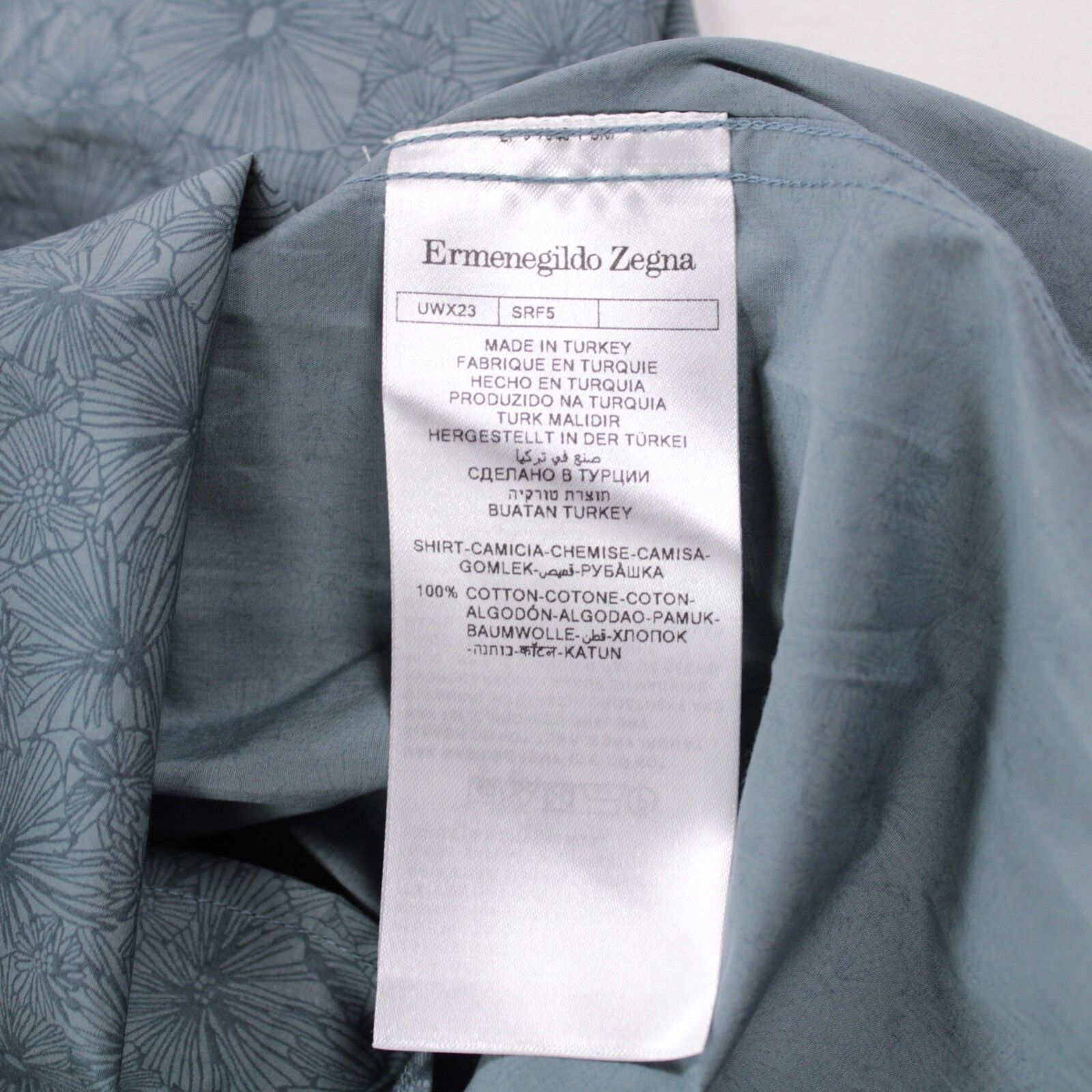 Ermenegildo Zegna Ermenegildo Zegna New with tags Shirt Size S US In Blue Size US S / EU 44-46 / 1 - 6 Thumbnail