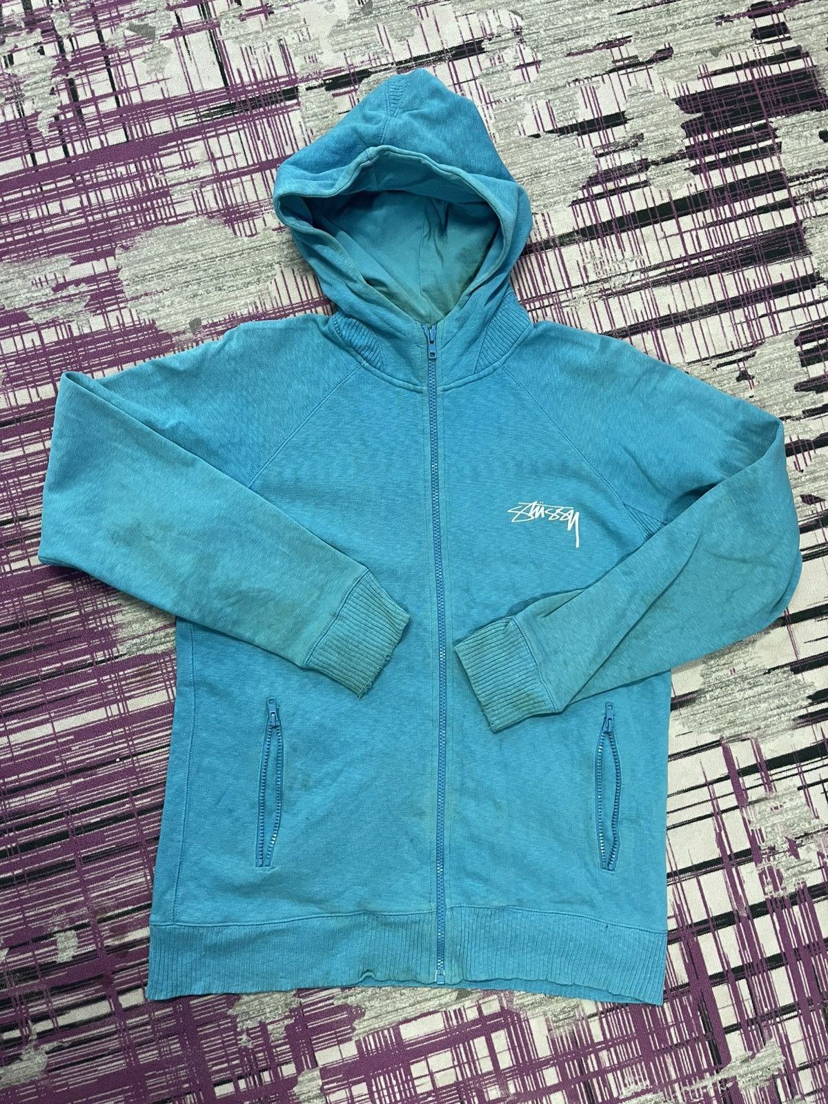 Stussy VINTAGE STUSSY ZIPPER UP VERY RARE Size US S / EU 44-46 / 1 - 1 Thumbnail