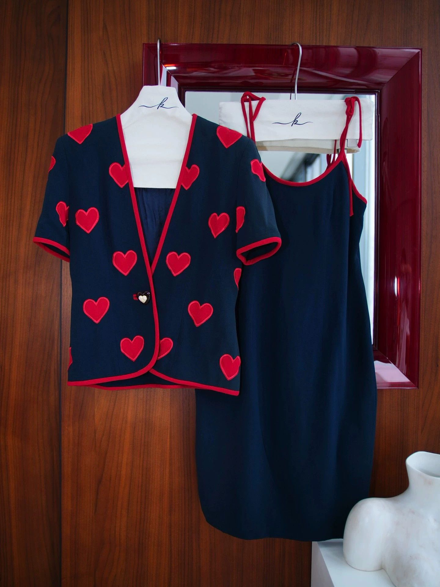 Other Gai Mattiolo Heart Dress & Short Sleeve Set IT46/L Size L / US 10 / IT 46 - 5 Thumbnail
