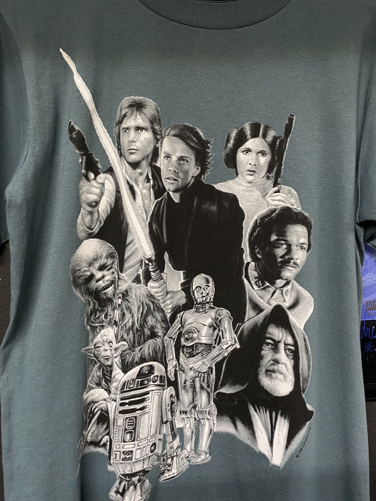 Star Wars × Vintage Vintage 90’s Star Wars Movie Tee Shirt Medium Size US M / EU 48-50 / 2 - 2 Thumbnail
