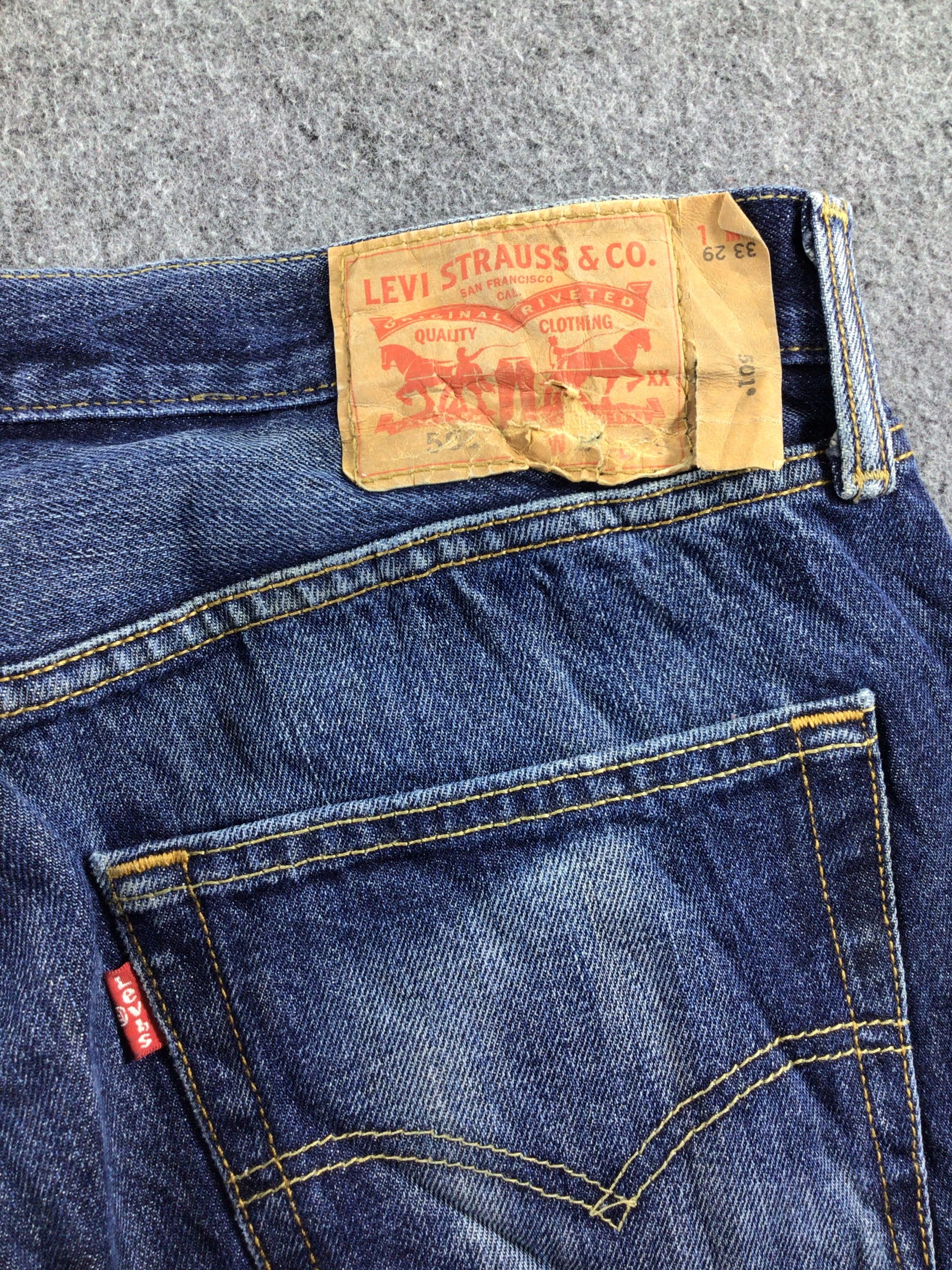 Levi's Levis Vintage 501 Jeans Faded Blue Washed Denim -J346 Size US 34 / EU 50 - 5 Thumbnail