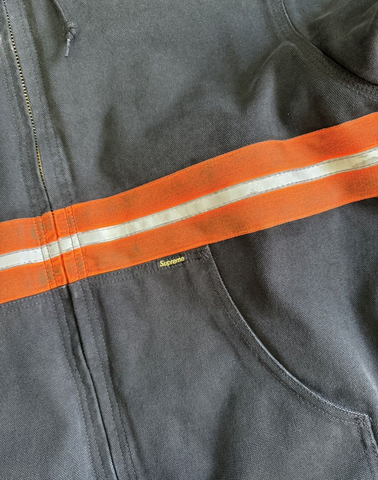 Supreme Supreme Reflective Work Jacket with Stripes Size US M / EU 48-50 / 2 - 4 Thumbnail