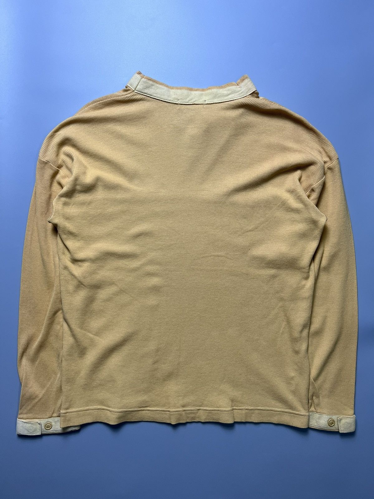 Issey Miyake × Vintage 1990s IsseyMiyake HBT Stripe Crewneck Size US M / EU 48-50 / 2 - 5 Thumbnail