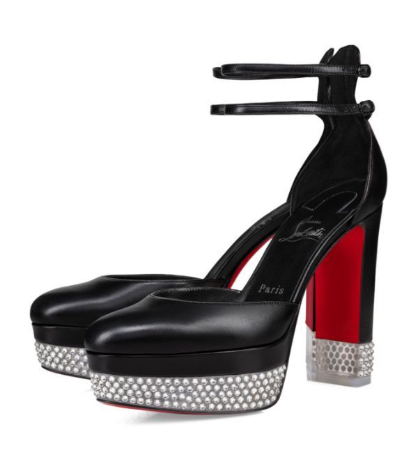 Christian Louboutin o1s1wg110924 Heeled Sandals in Black Size US 5 / IT 35 - 2 Thumbnail