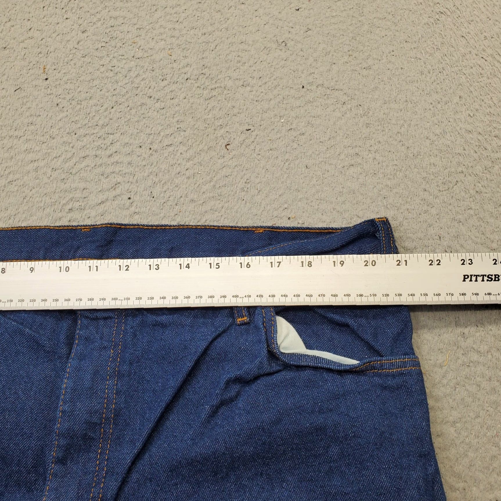 Dickies Dickies Jeans Men 40x30 Blue Denim Boho Straight Leg Relaxed CR393RNB Jeans Size 40 Men Blue Size US 40 / EU 56 - 6 Thumbnail