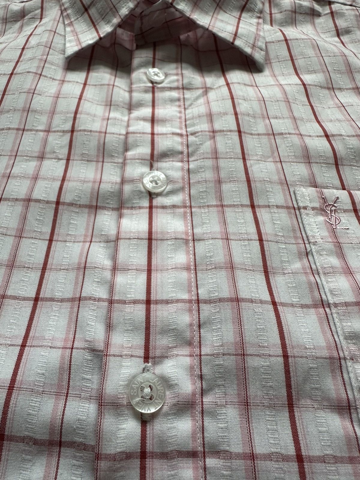Vintage × Yves Saint Laurent Shirts short sleeve Yves Saint Laurent size L Size US L / EU 52-54 / 3 - 7 Thumbnail